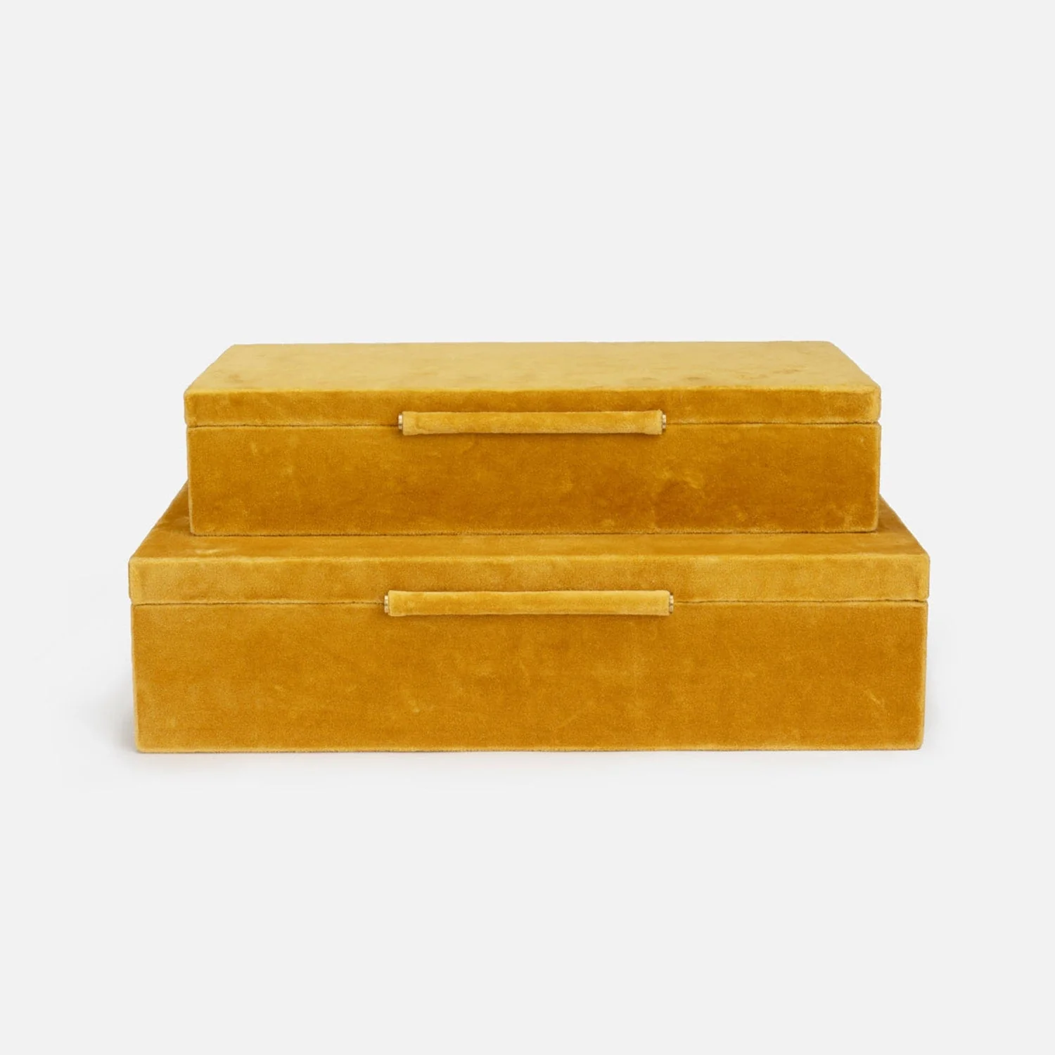 Sinclaire Sophisticated Velvet Storage Box - Set of 2 - Image 4