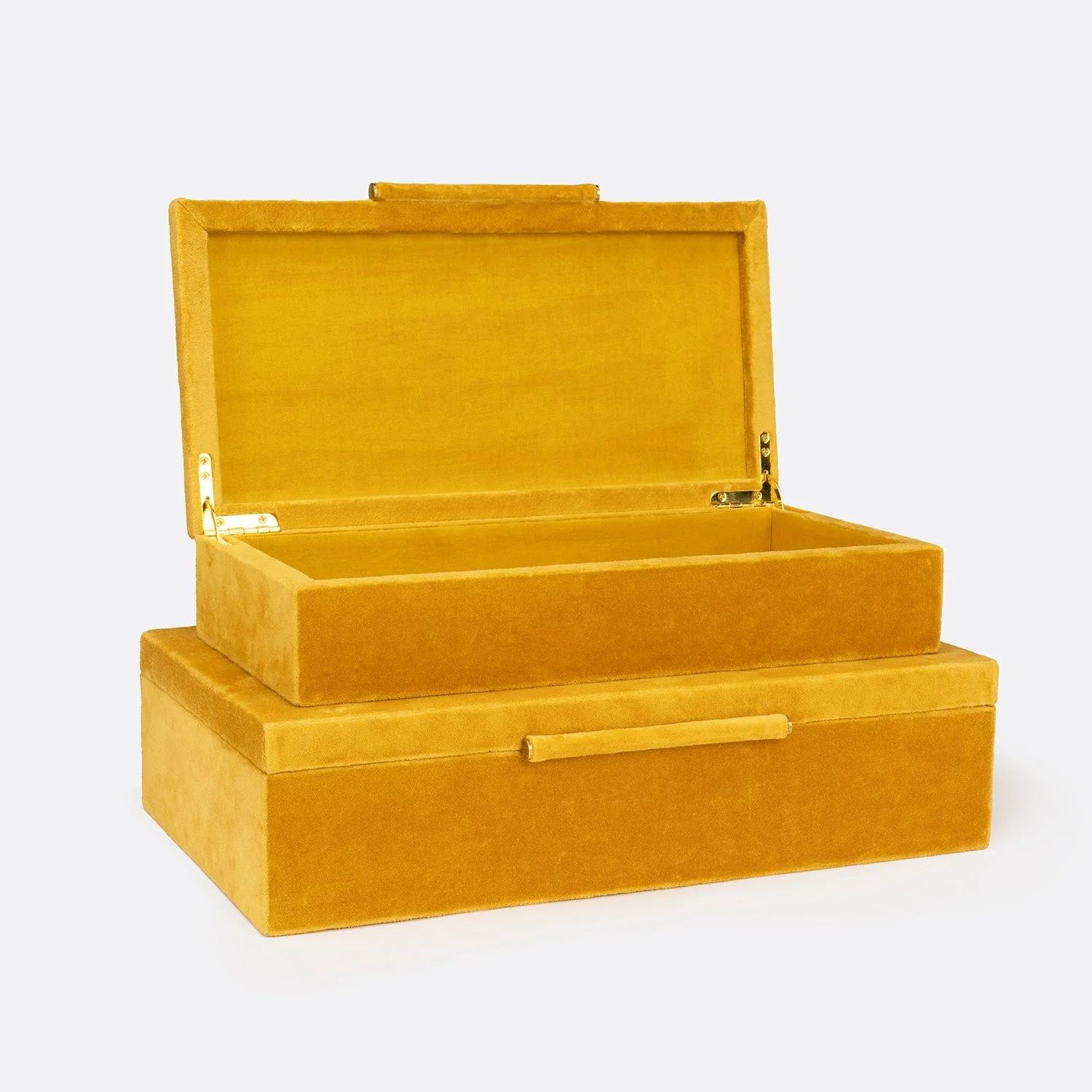 Sinclaire Sophisticated Velvet Storage Box - Set of 2 - Image 8
