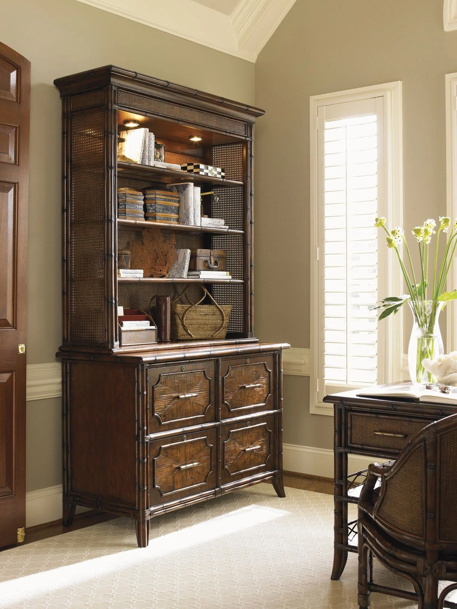 Sligh Bal Harbour Laguna Beach File Chest - Image 3