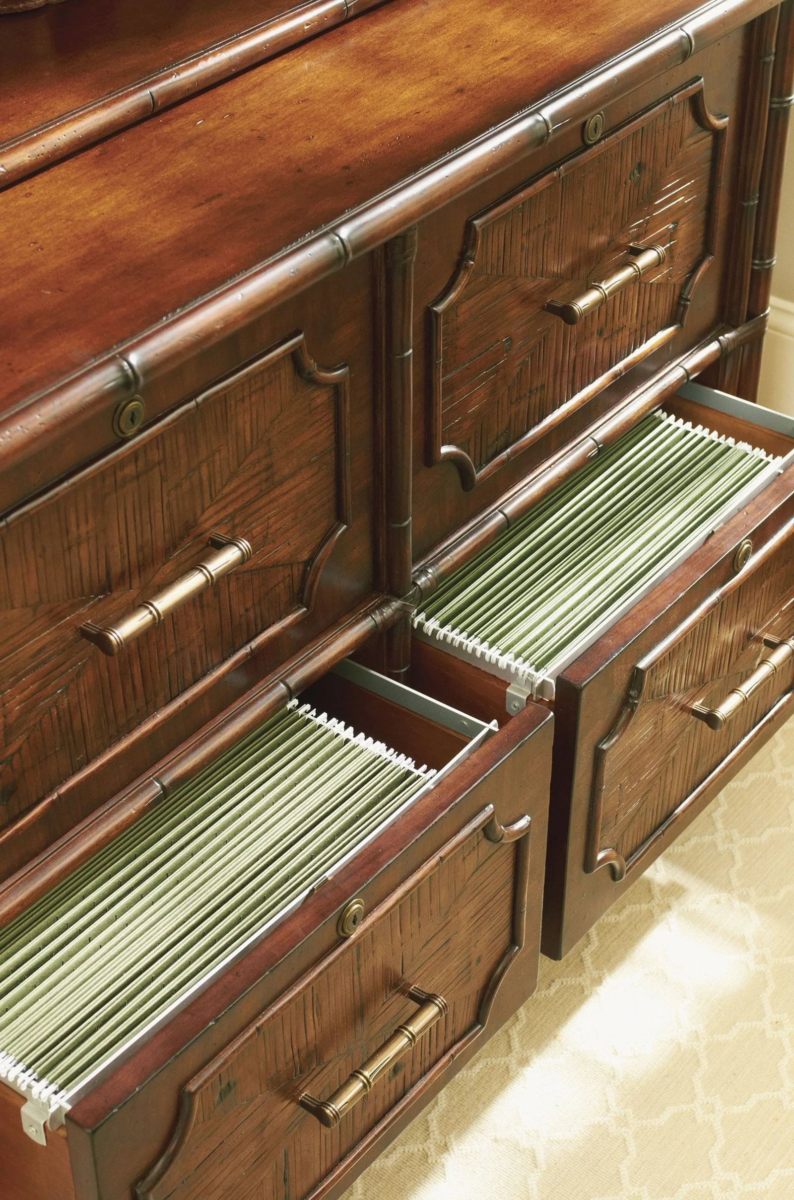 Sligh Bal Harbour Laguna Beach File Chest - Image 4