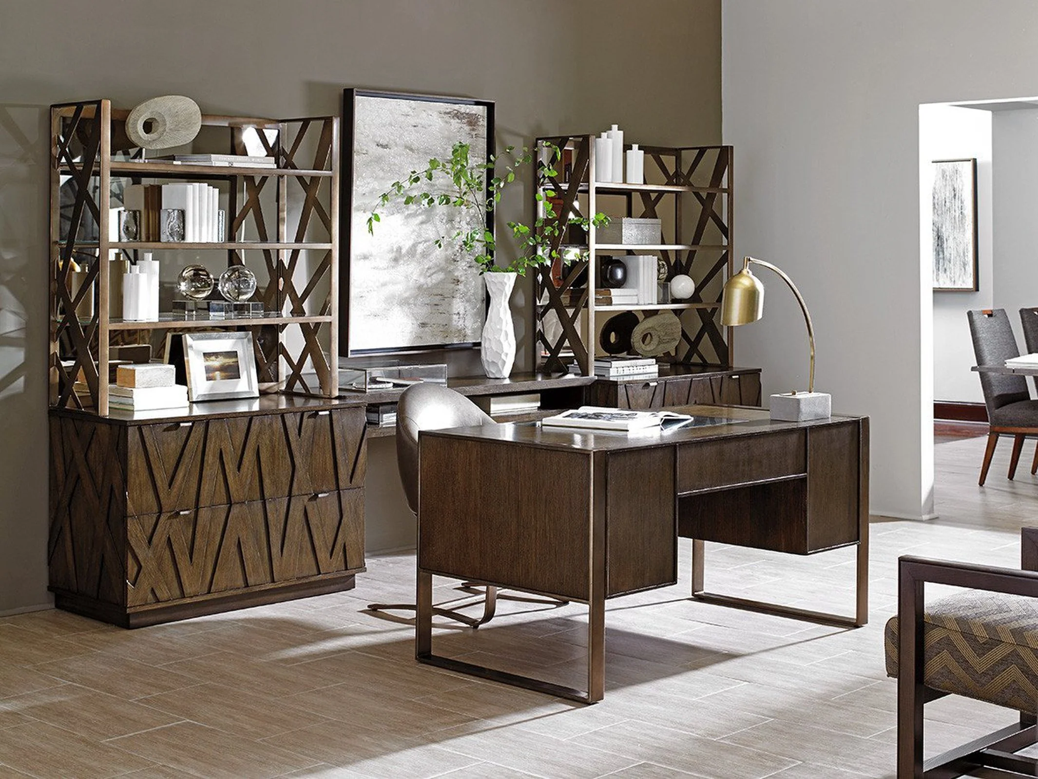Sligh Cross Effect Structure Desk - Image 2