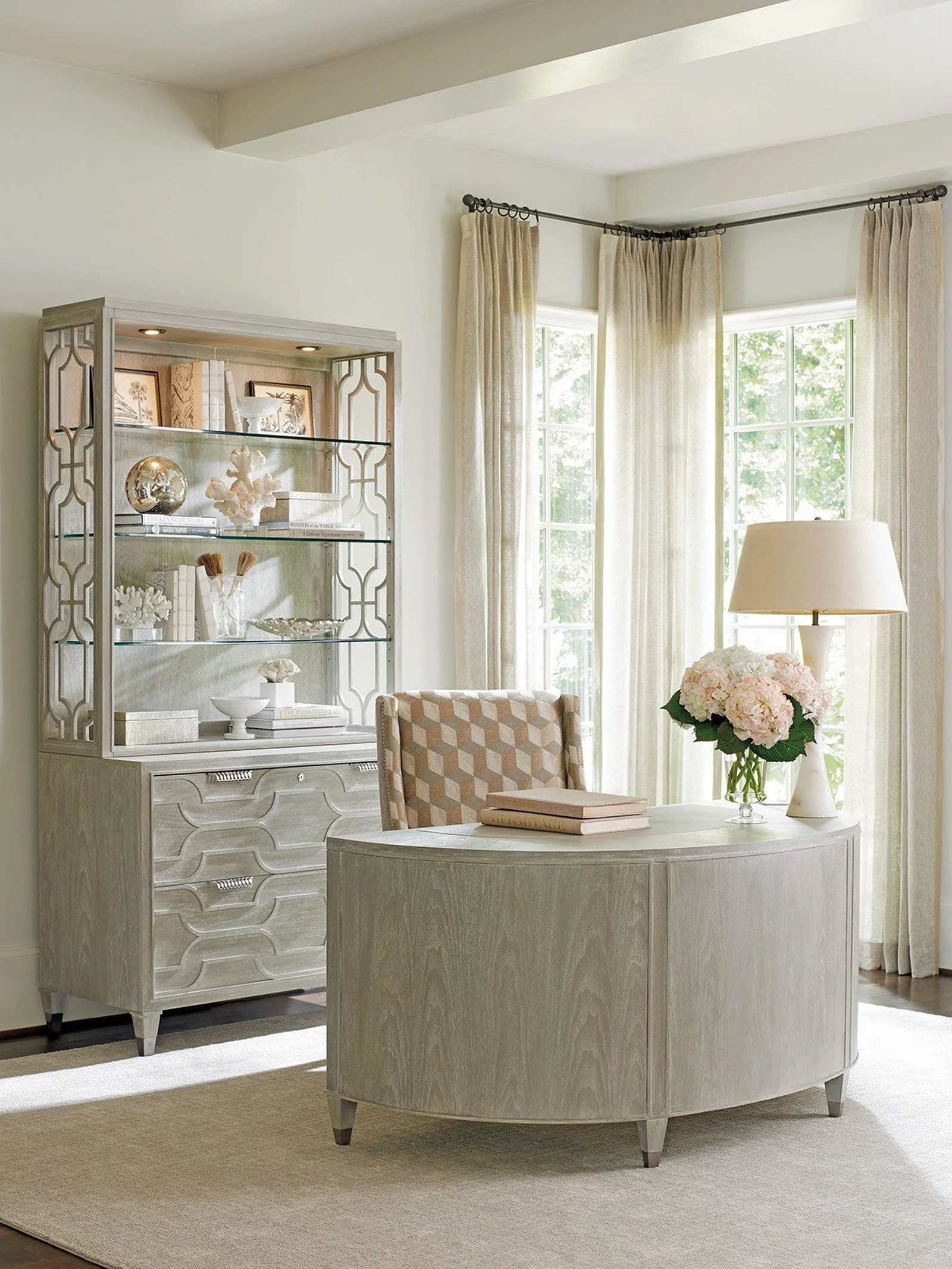 Sligh Greystone Dylan Demilune Desk - Image 4