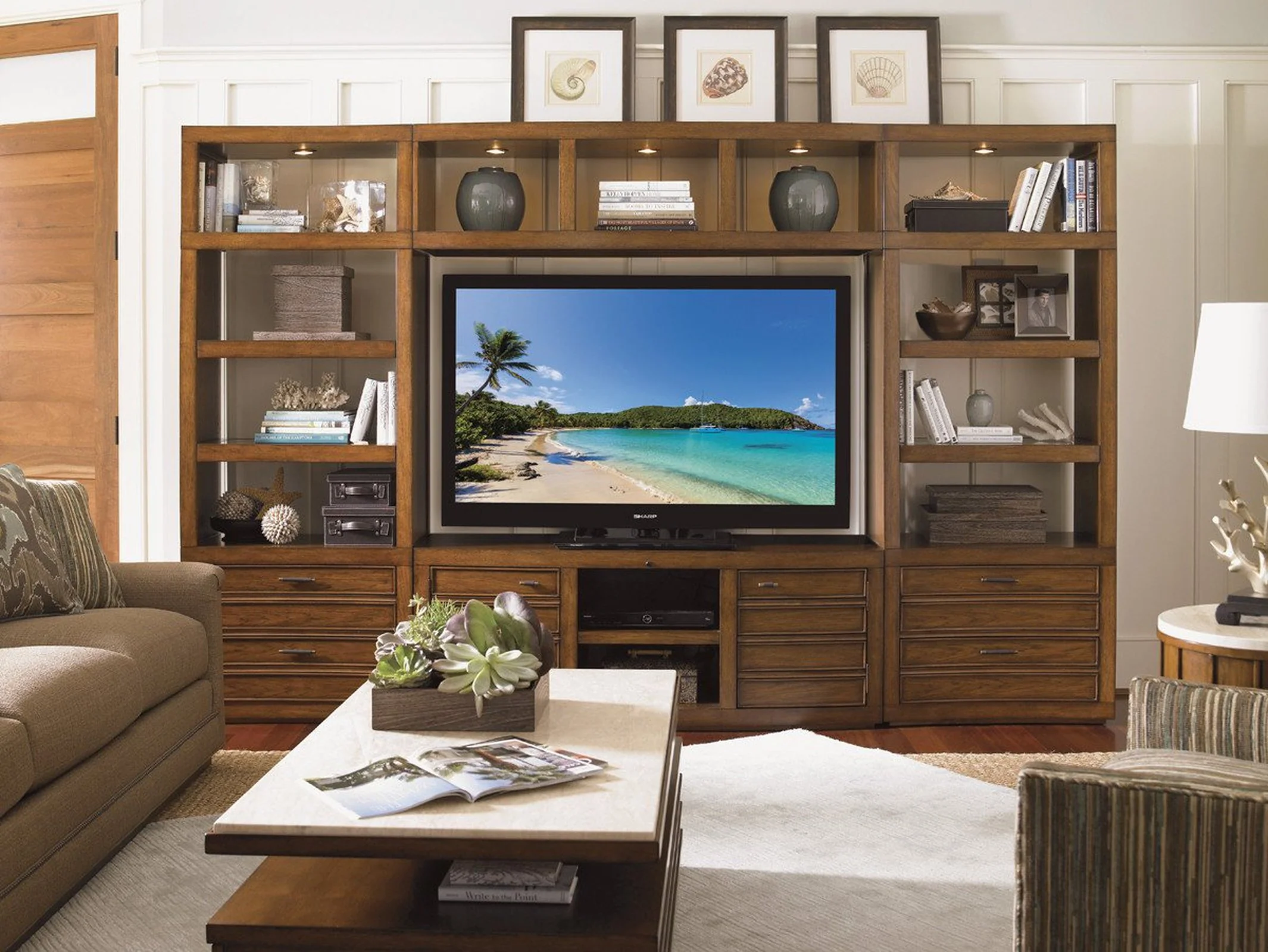 Sligh Longboat Key Crystal Sands Bookcase - Image 3