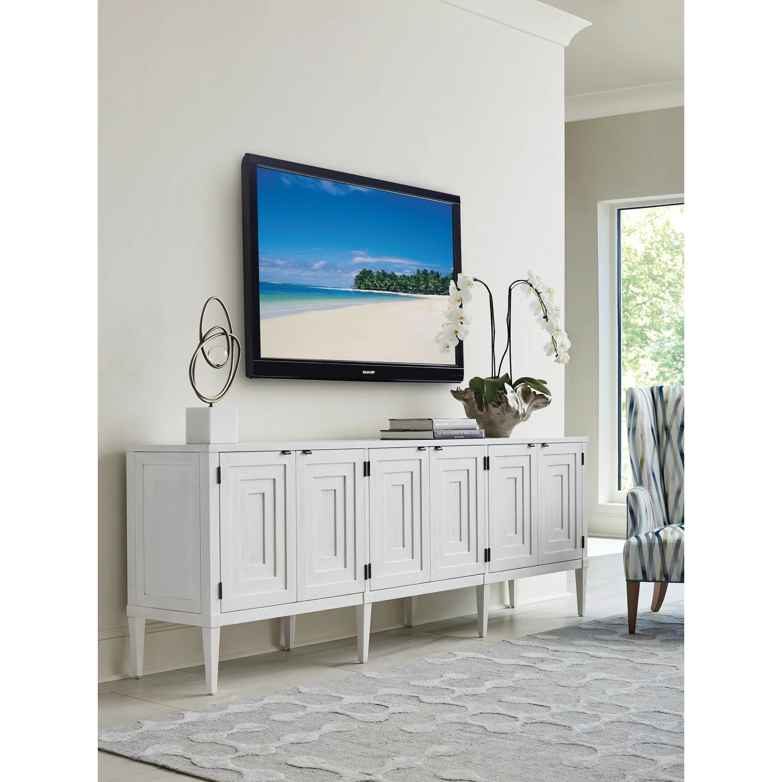 Sligh Sanibel Clearwater Long Media Console - Image 2