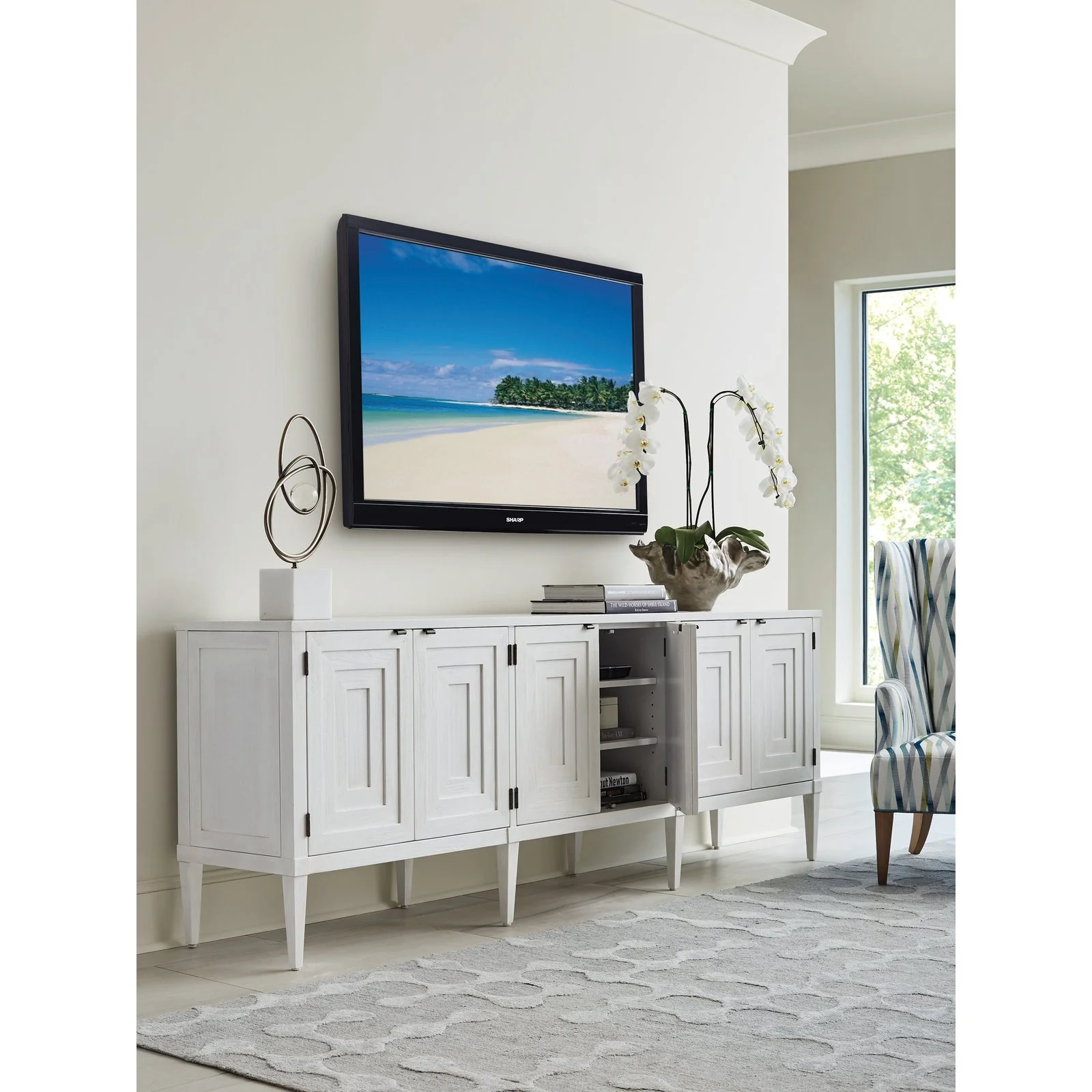 Sligh Sanibel Clearwater Long Media Console - Image 3