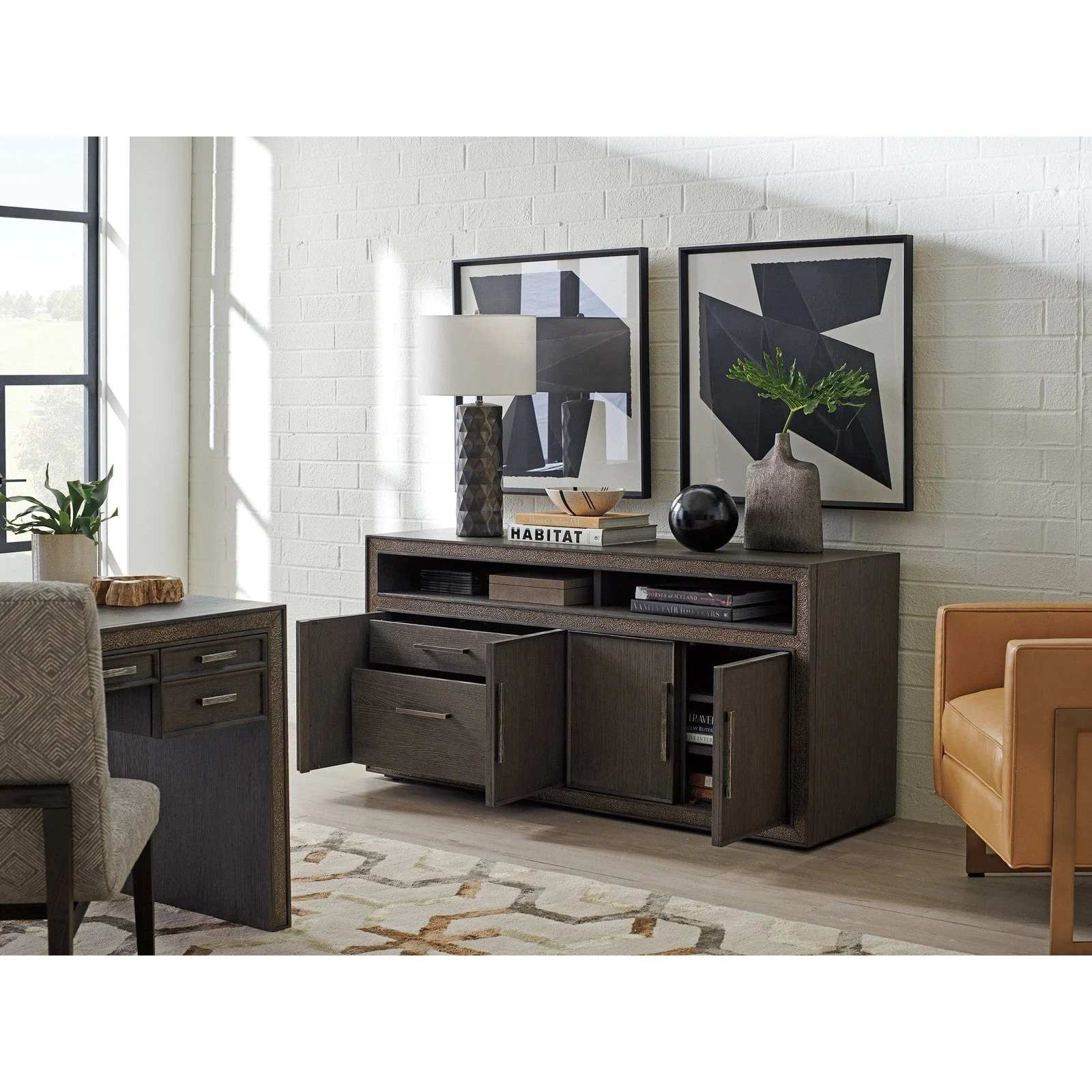 Sligh Studio Designs Hampton Media/Home Office Console - Image 6