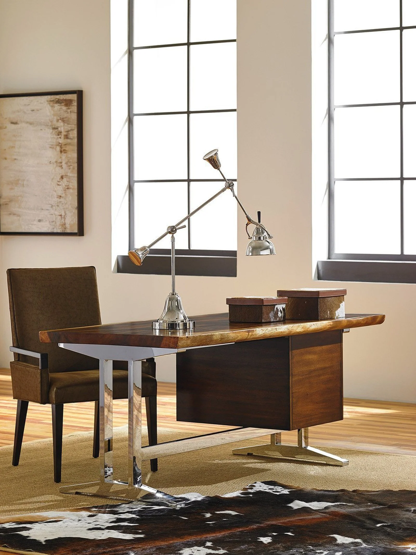 Sligh Studio Designs La Costa Live Edge Writing Desk - Image 3