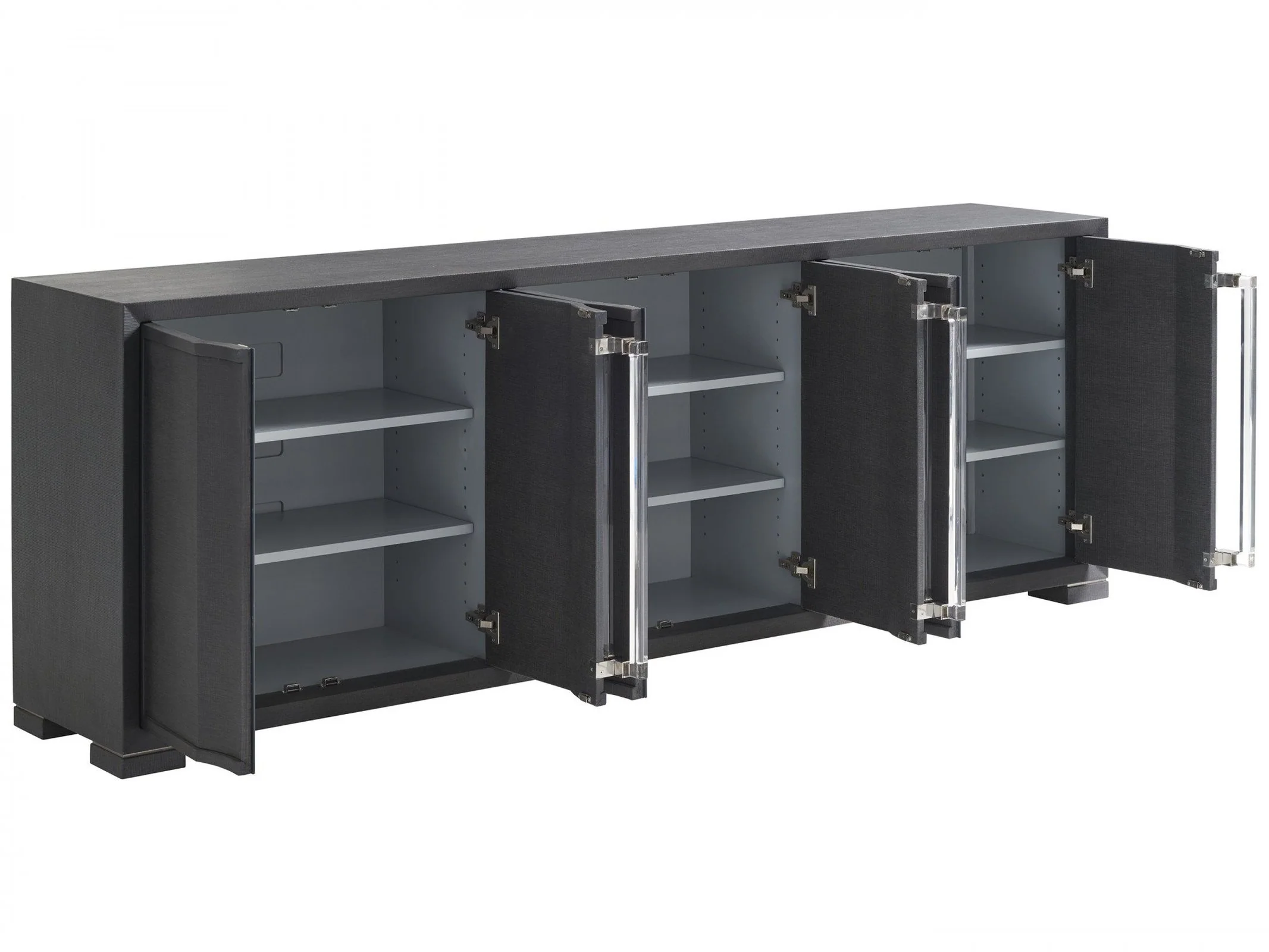 Sligh Studio Designs Newbury Park Raffia Media Console - Image 5