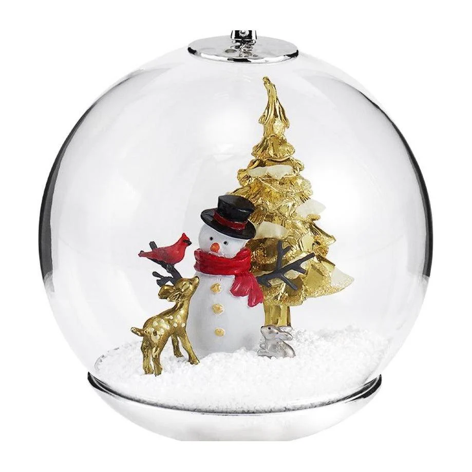 Michael Aram Snowman and Forest Friends Snow Globe Ornament - Image 2