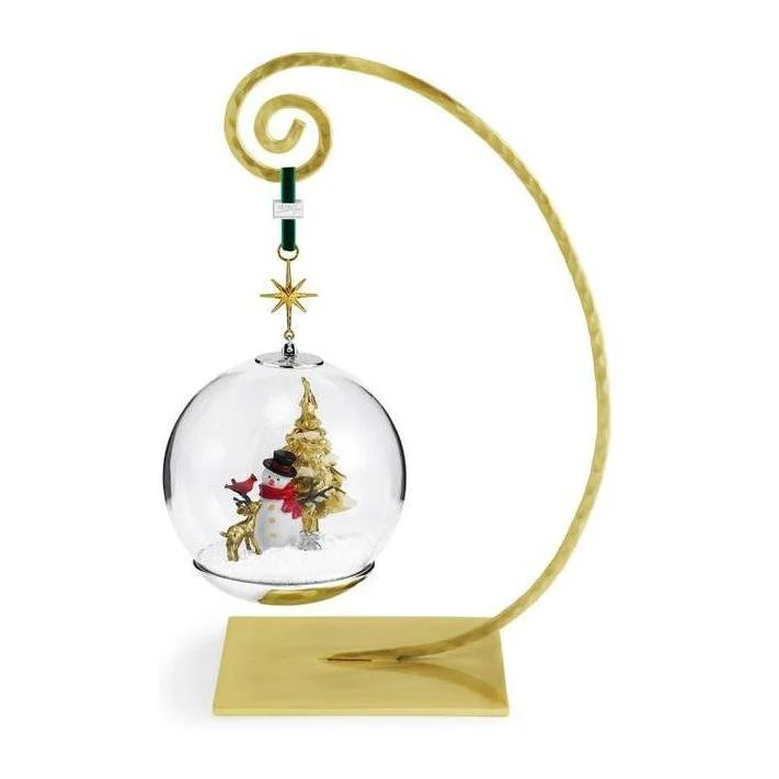 Michael Aram Snowman and Forest Friends Snow Globe Ornament - Image 3