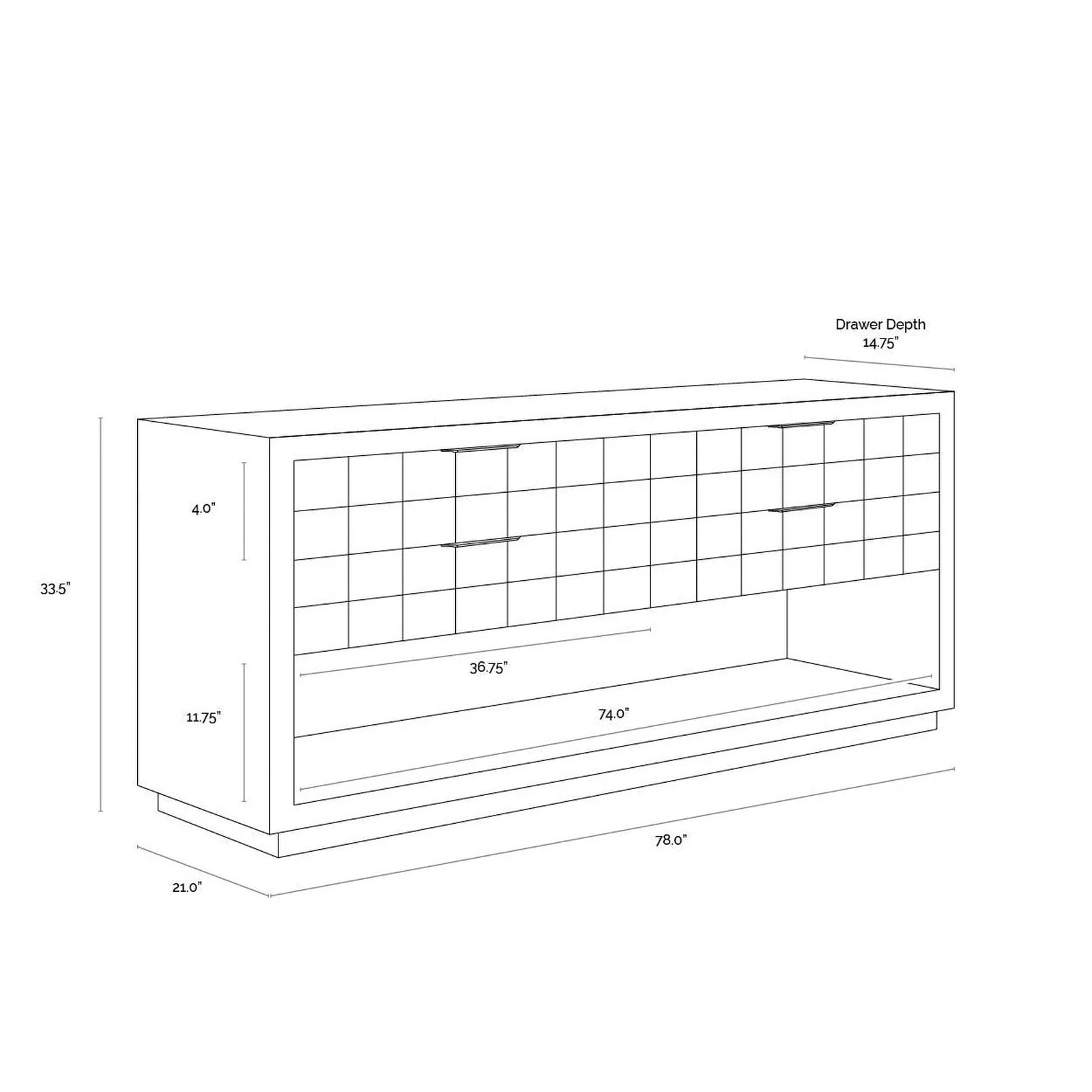 Sunpan Akava Dresser - Image 8