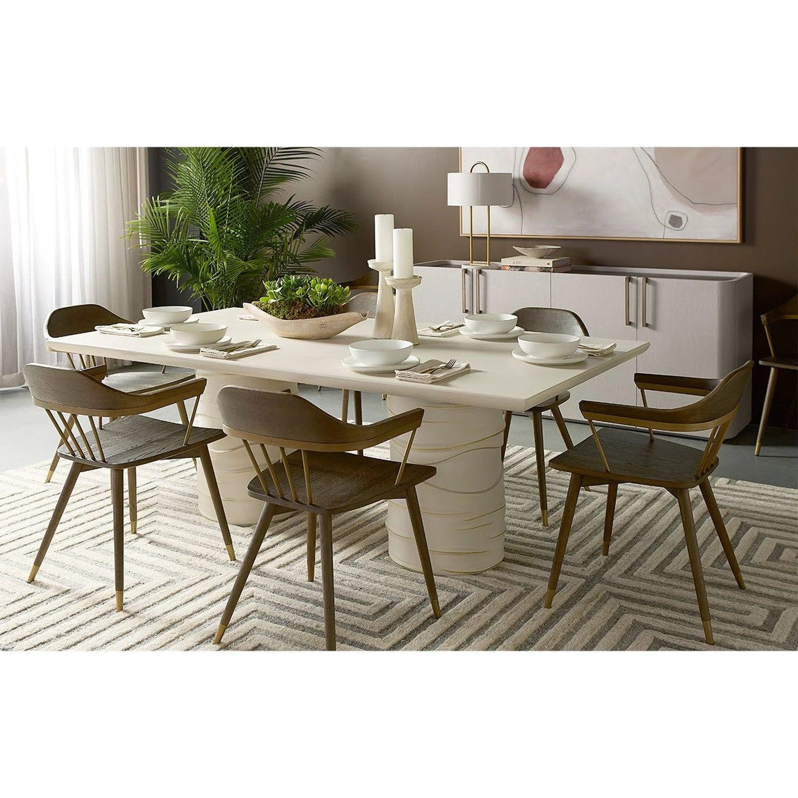 Sunpan Alanya 84" Rectangular Dining Table - Image 2