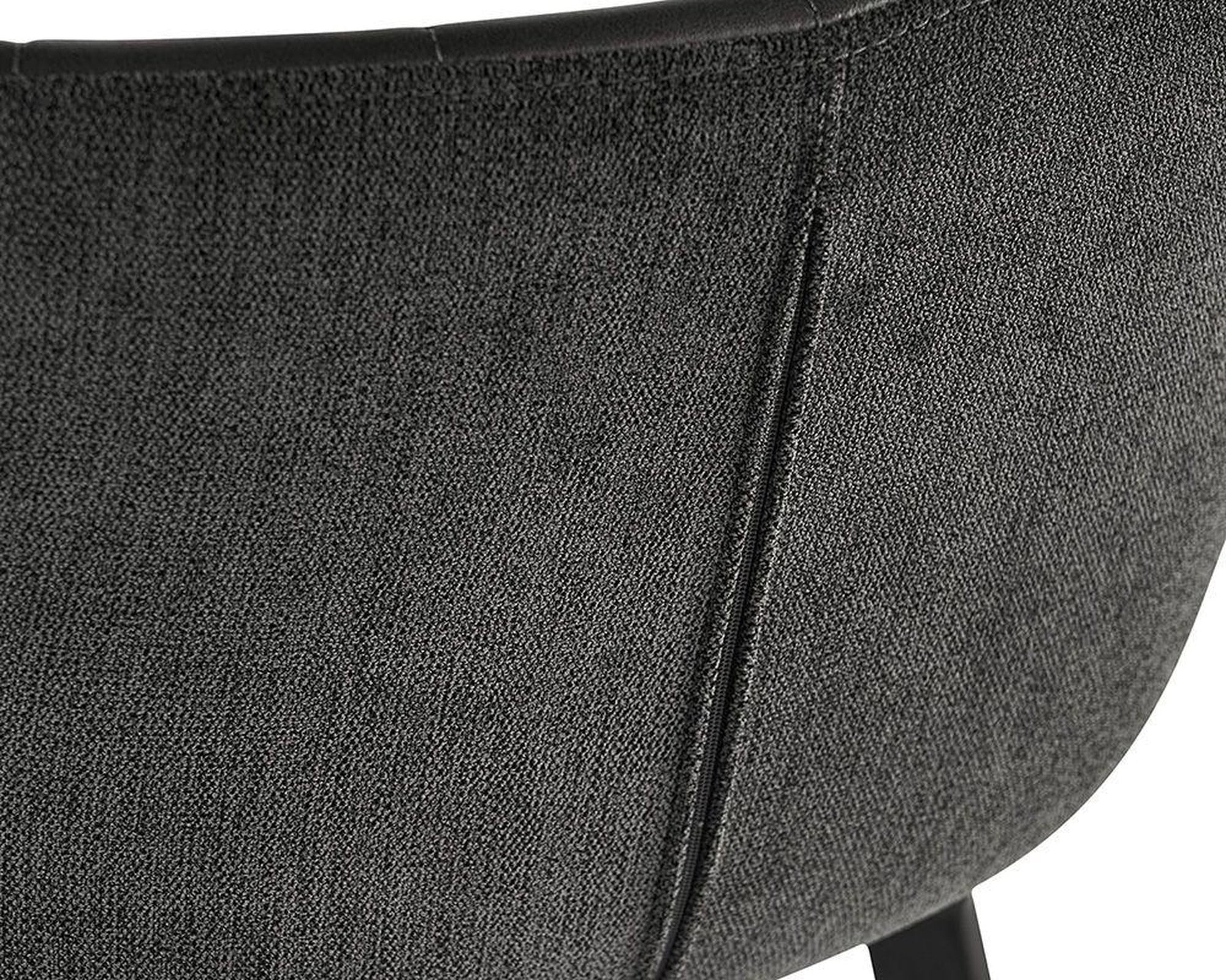 Sunpan Arabella Barstool - Bravo Portabella / Polo Club Kohl Grey - Image 5