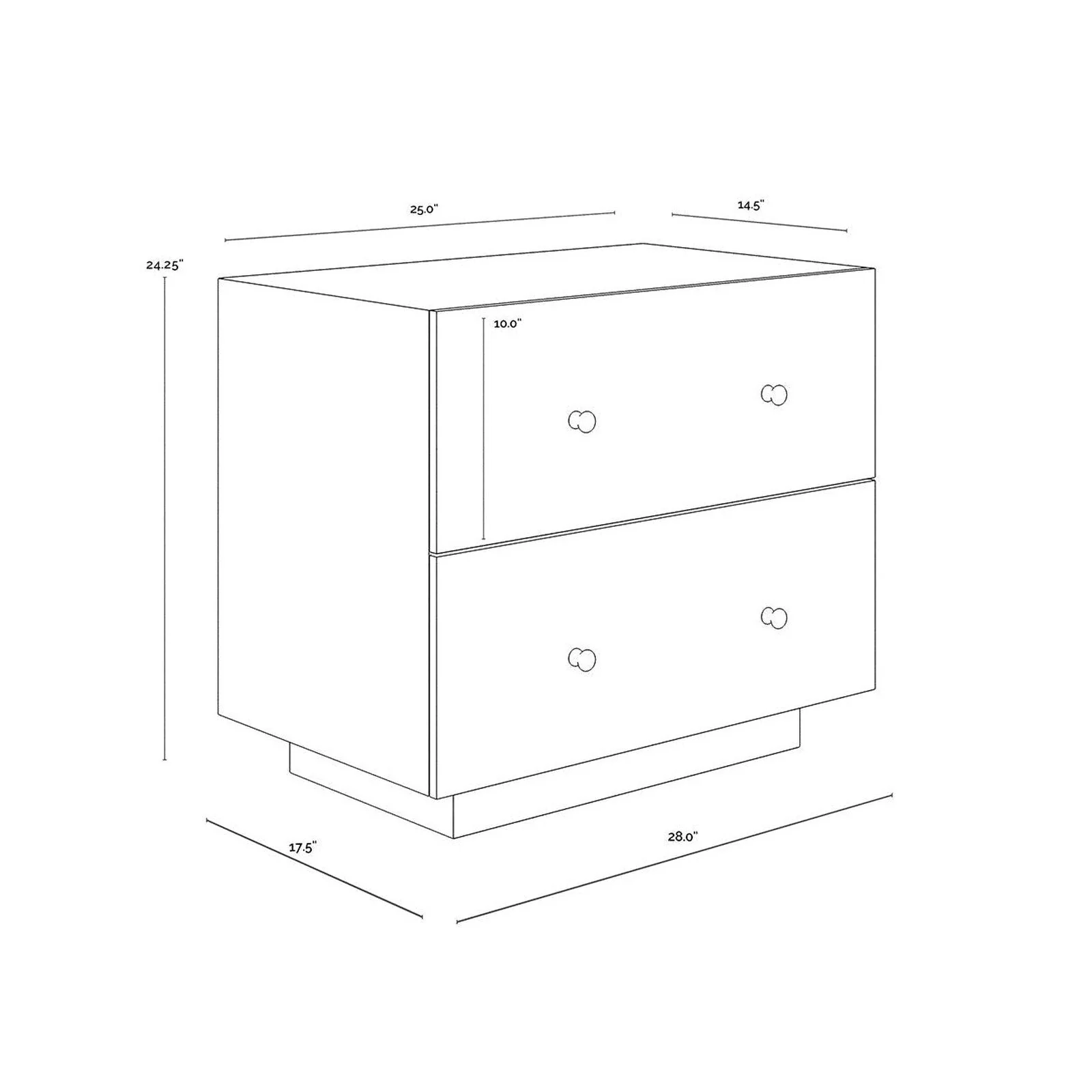 Sunpan Arlington Nightstand - Image 9