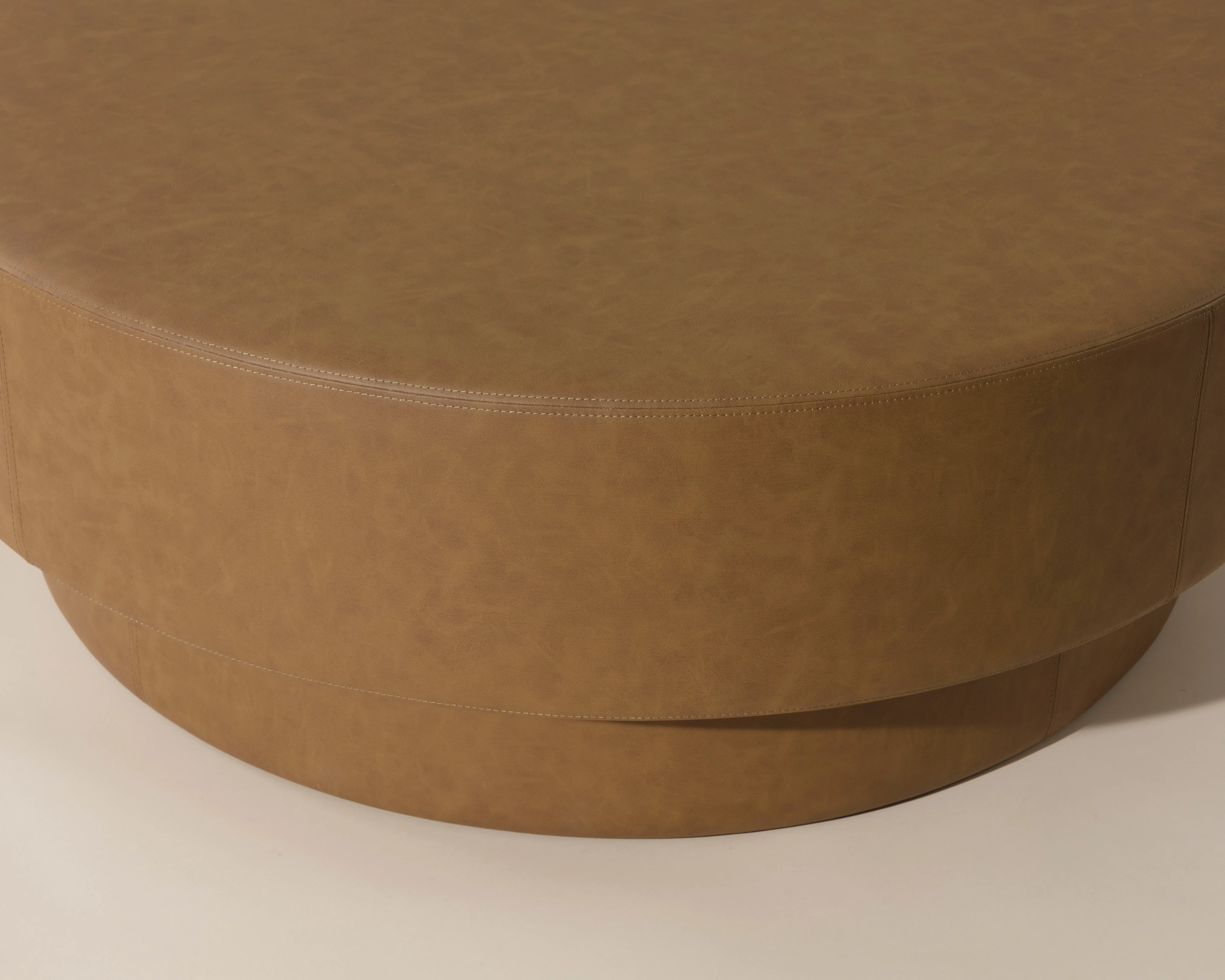 Sunpan Arlo Ottoman - Milliken Cognac - Image 3