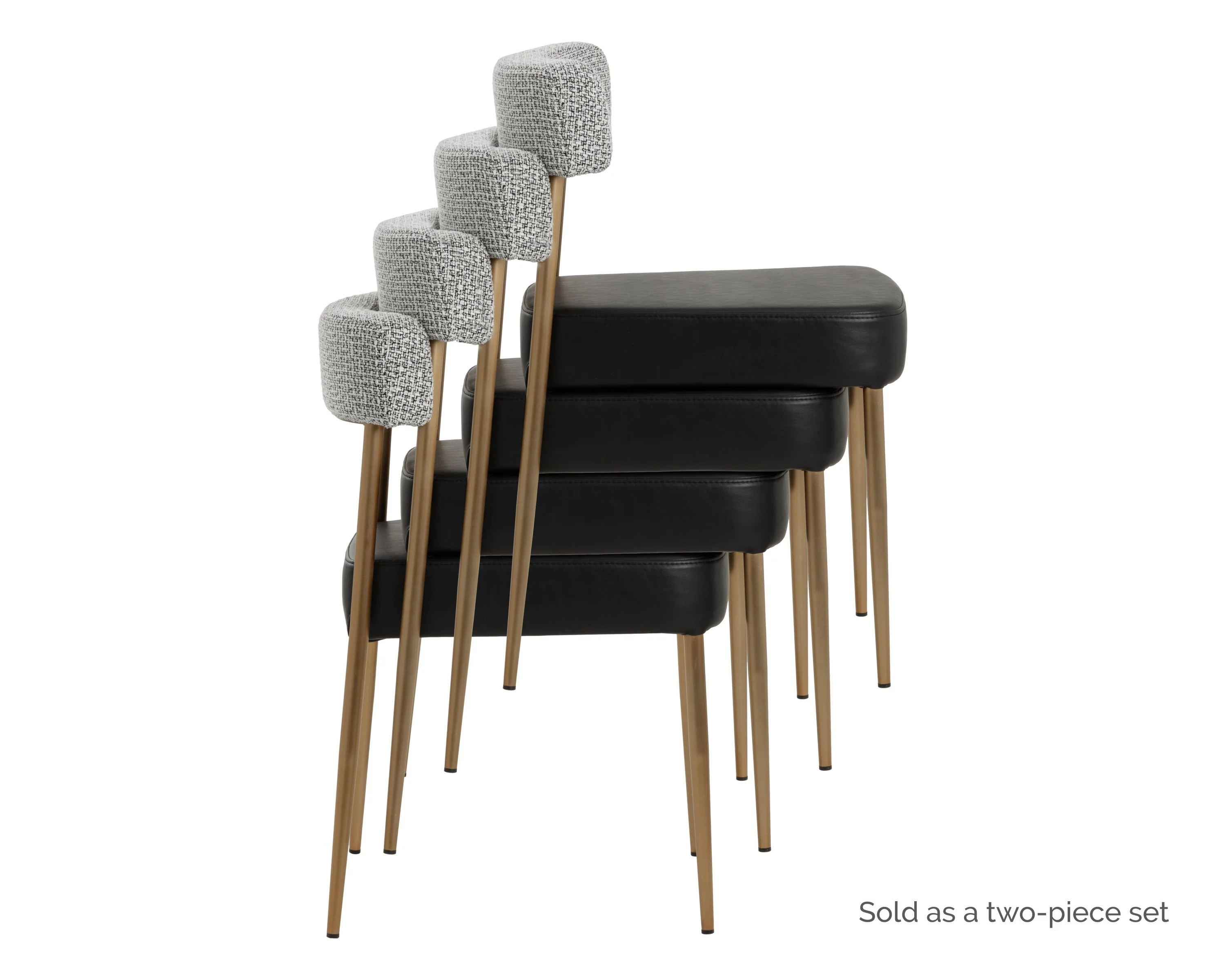 Sunpan Ashwin Stackable Dining Chair - Set of 2 - Image 5