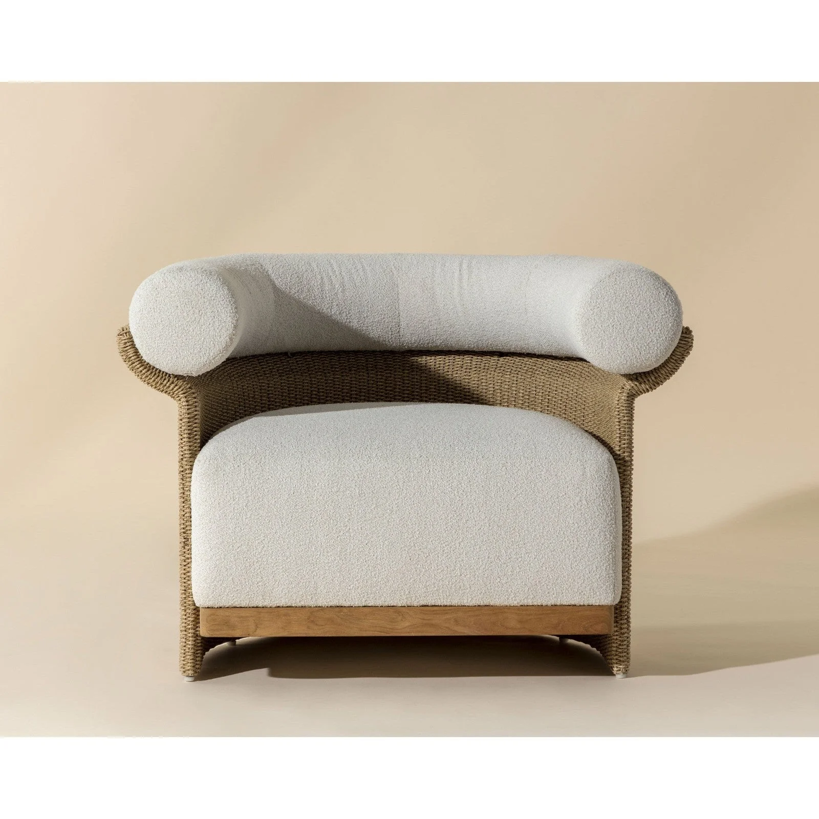 Sunpan Asos Lounge Chair - Louis Cream - Image 2