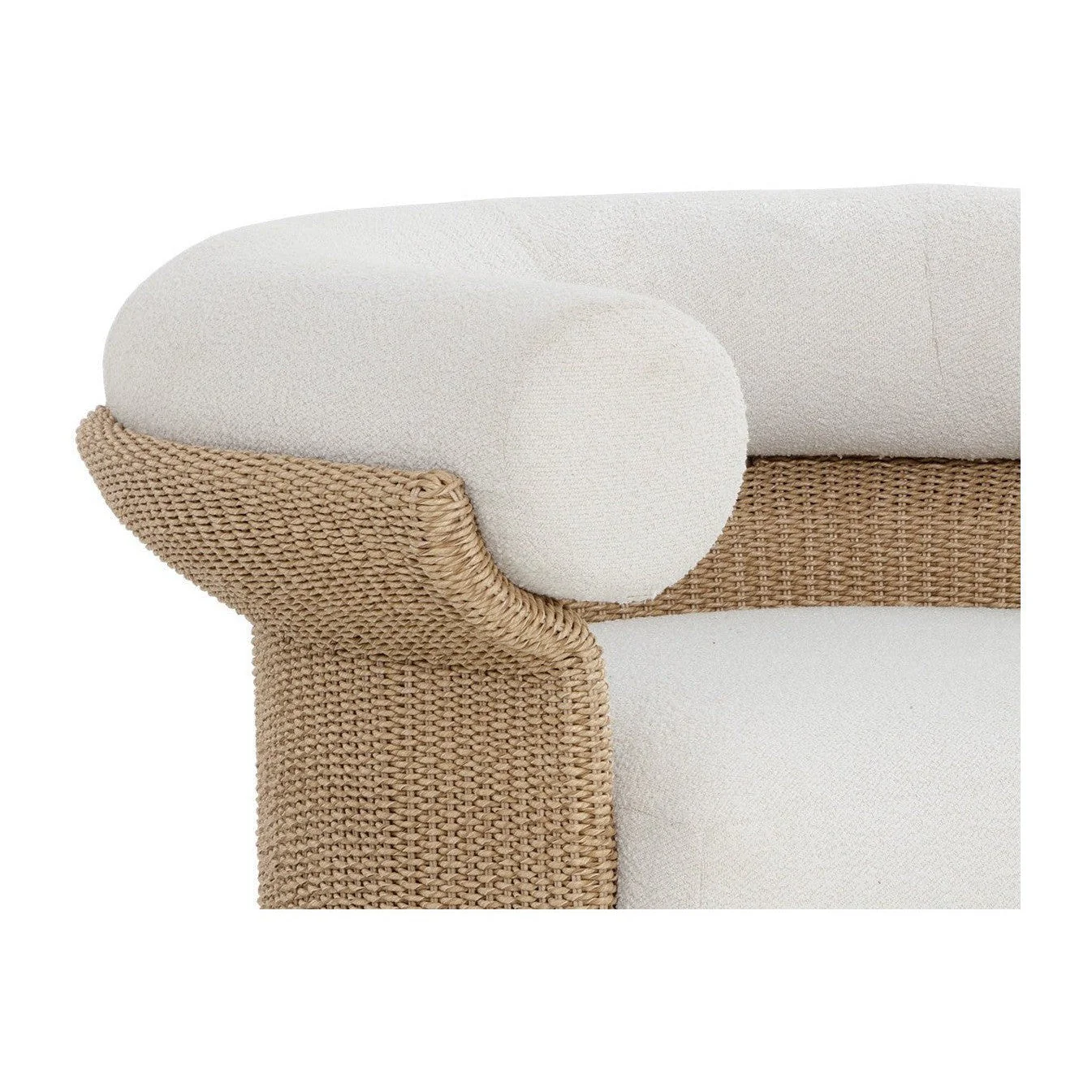 Sunpan Asos Lounge Chair - Louis Cream - Image 5