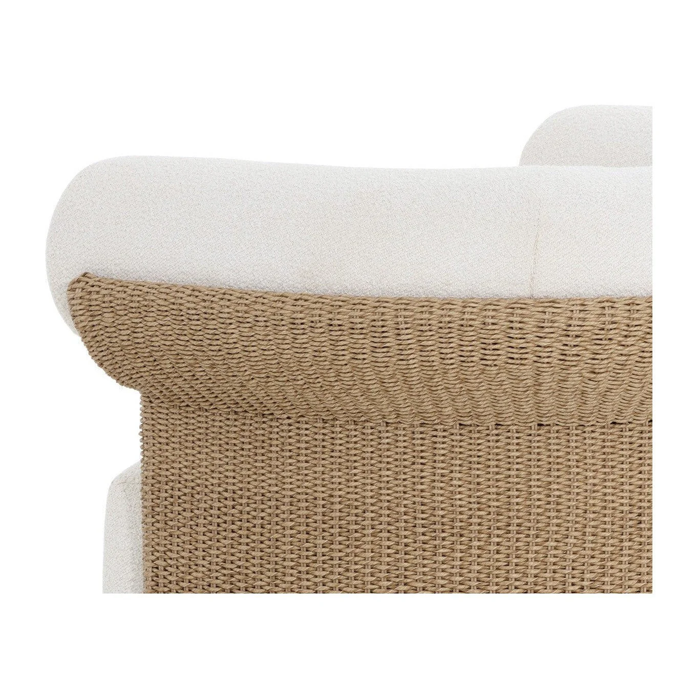 Sunpan Asos Lounge Chair - Louis Cream - Image 6