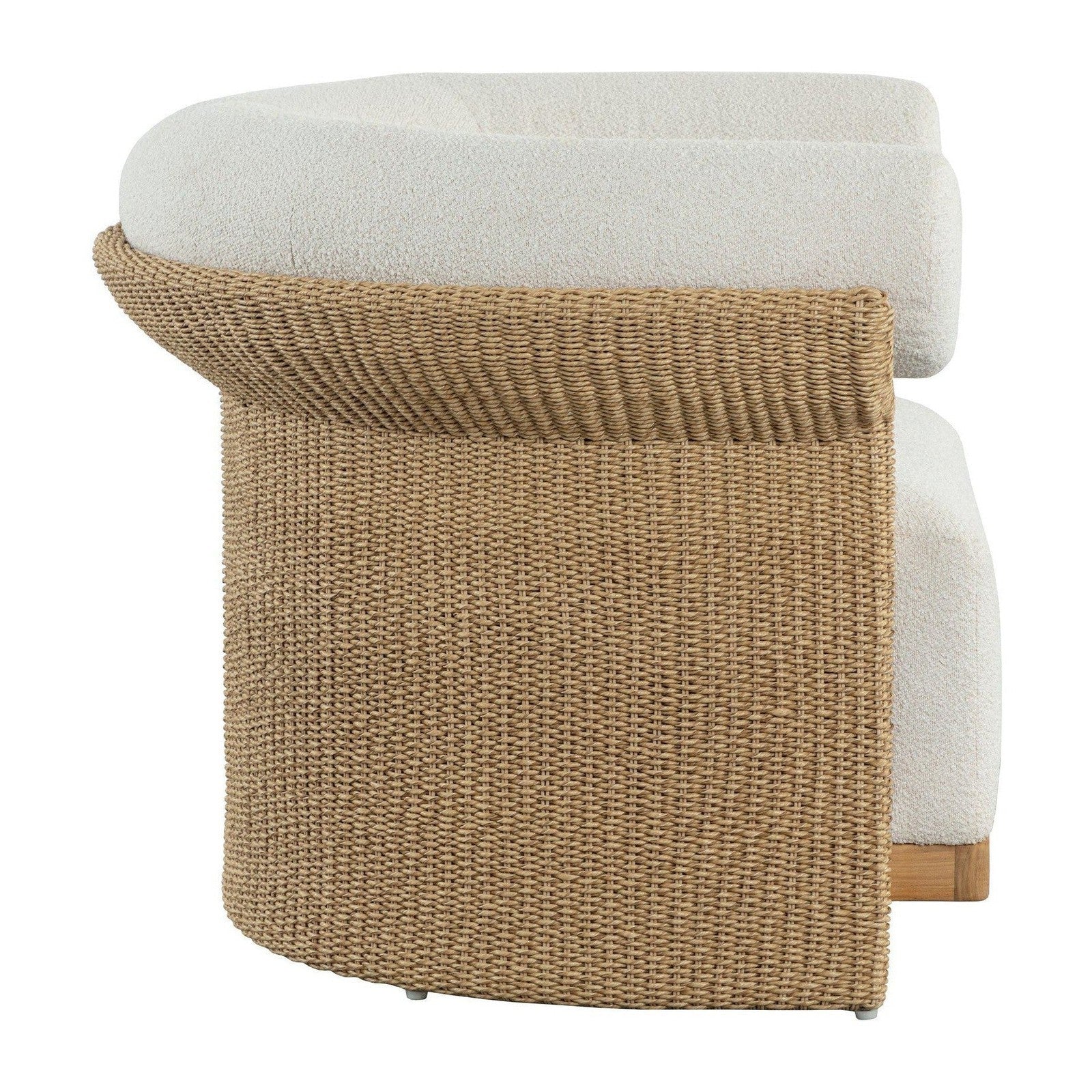 Sunpan Asos Lounge Chair - Louis Cream - Image 9