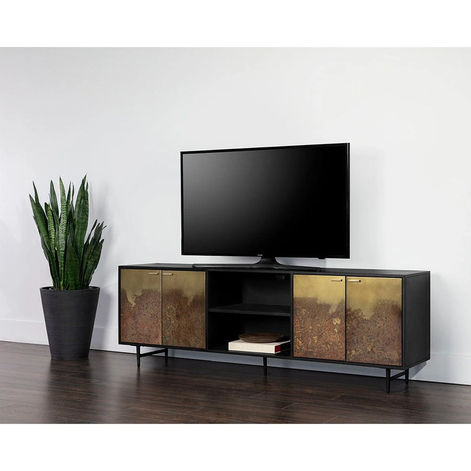 Sunpan Auburn Media Console and Cabinet - Image 2