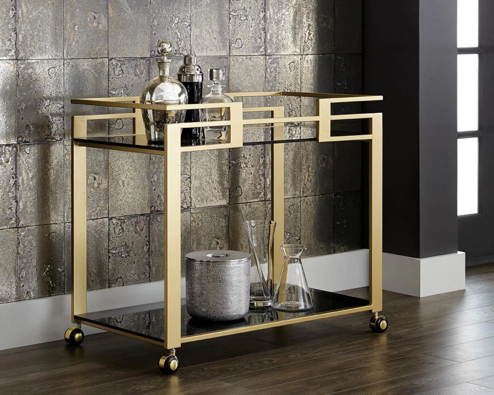 Sunpan Avondale Bar Cart - Image 3