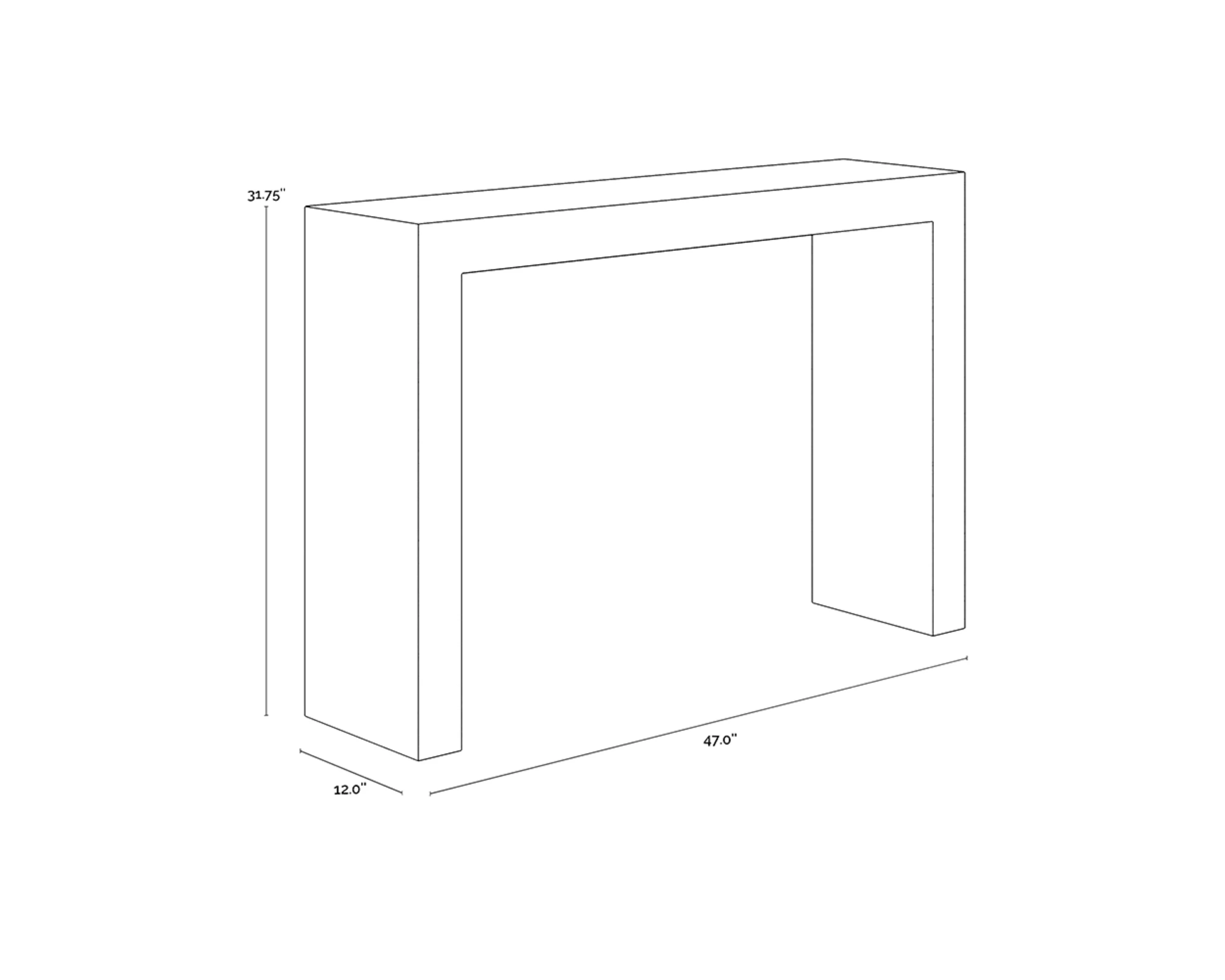 Sunpan Axle Console Table - Image 10