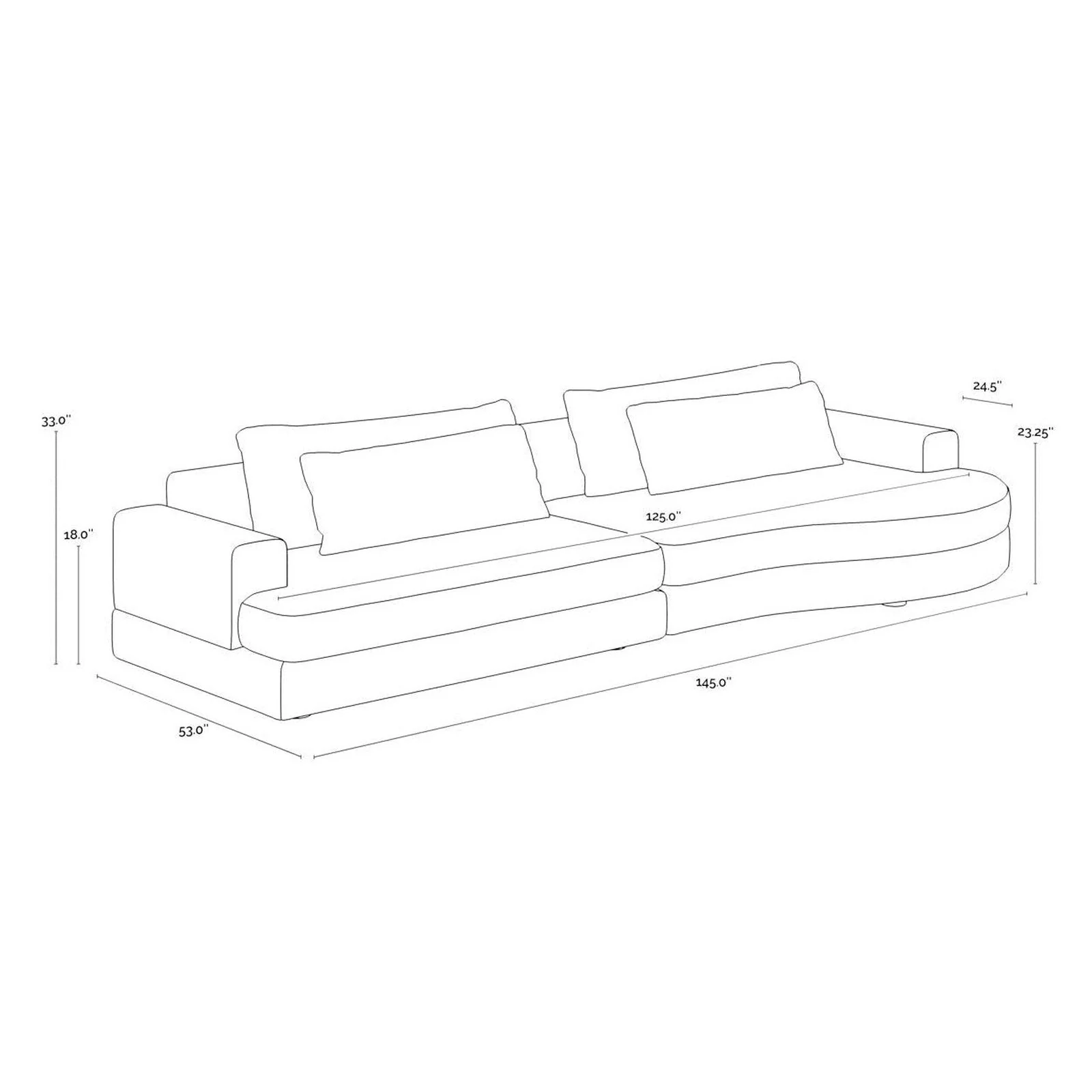 Sunpan Baela Sofa - Image 8