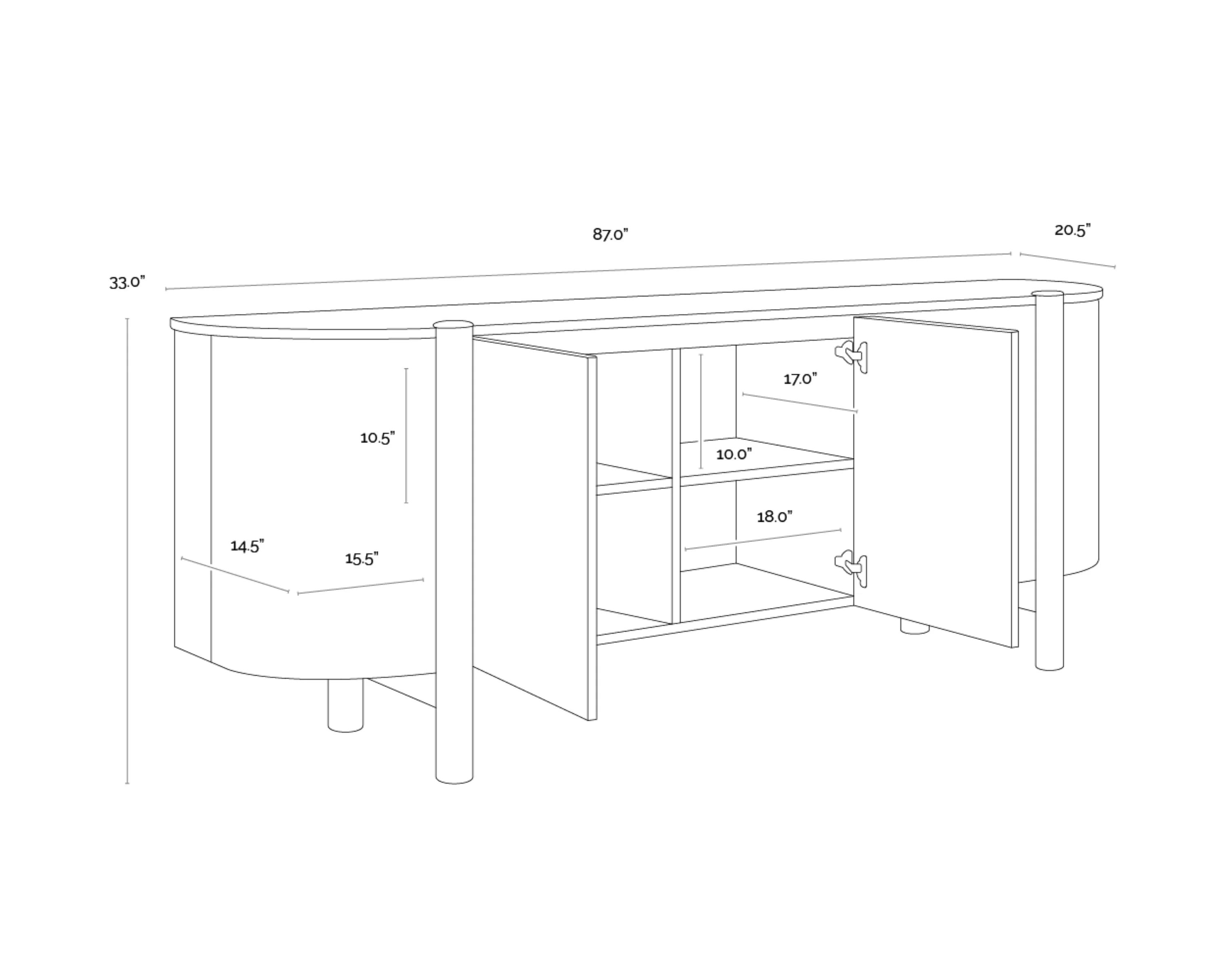 Sunpan Banyan Sideboard - Image 9
