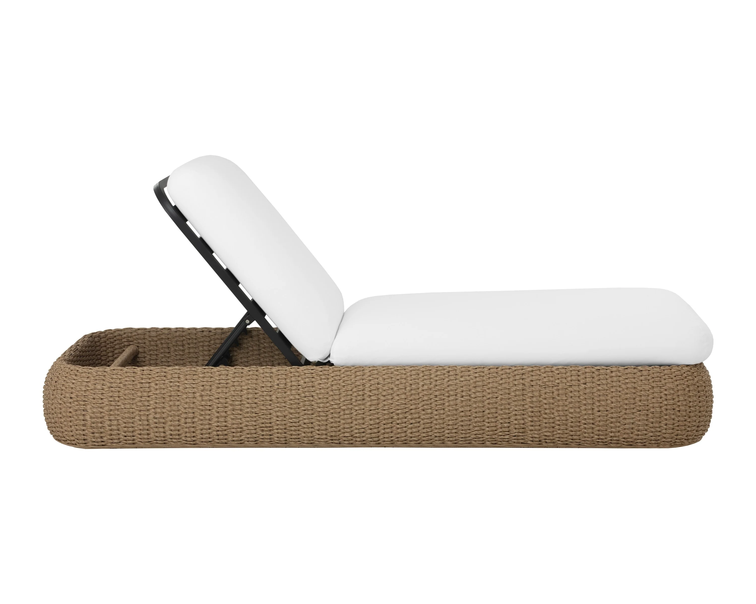 Sunpan Barcelona Lounger - Natural - Stinson White - Image 3