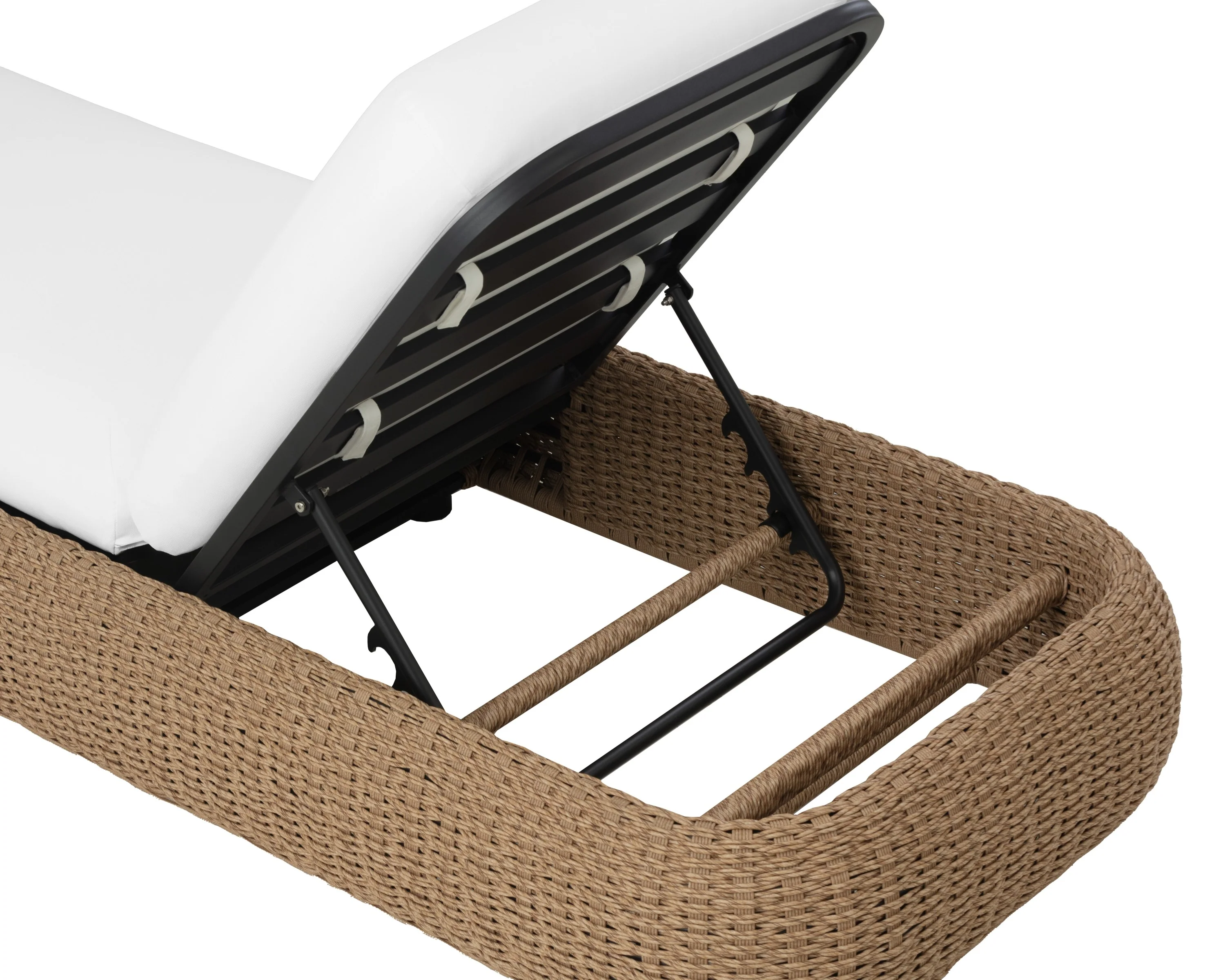 Sunpan Barcelona Lounger - Natural - Stinson White - Image 6