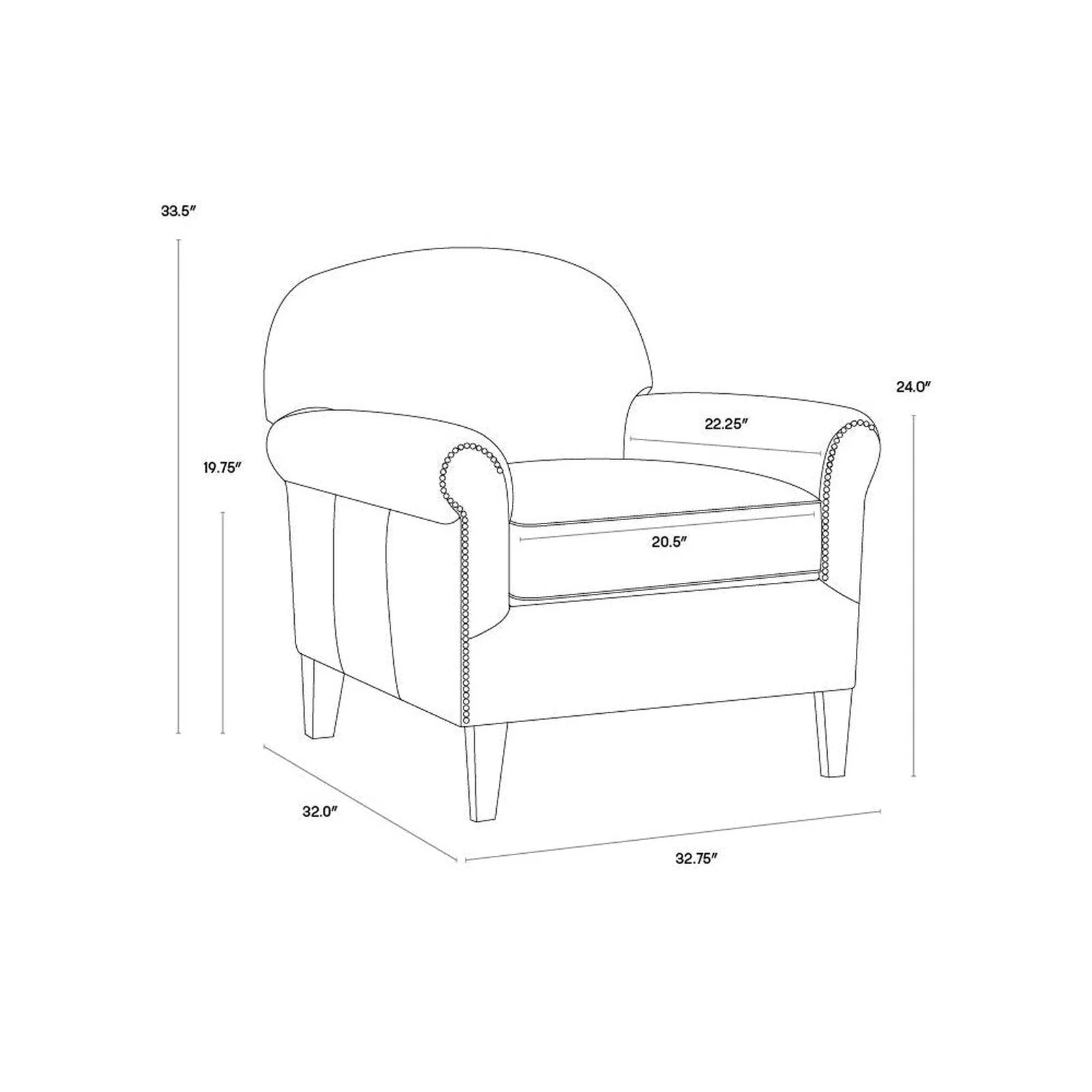 Sunpan Bastoni Lounge Chair - Image 9