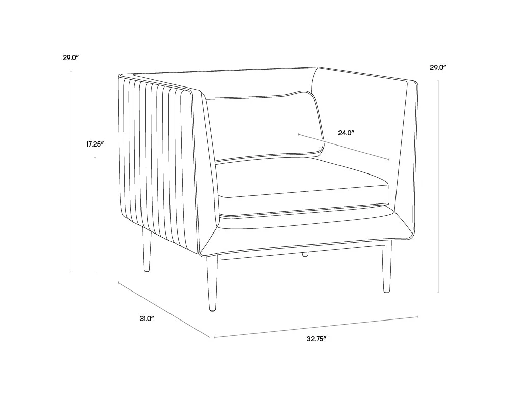 Sunpan Batavia Armchair - Vintage Black - Image 9