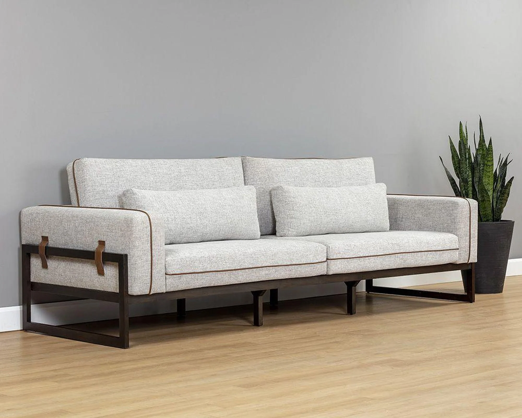 Sunpan Belinda Sofa - Symphony Greige - Image 3