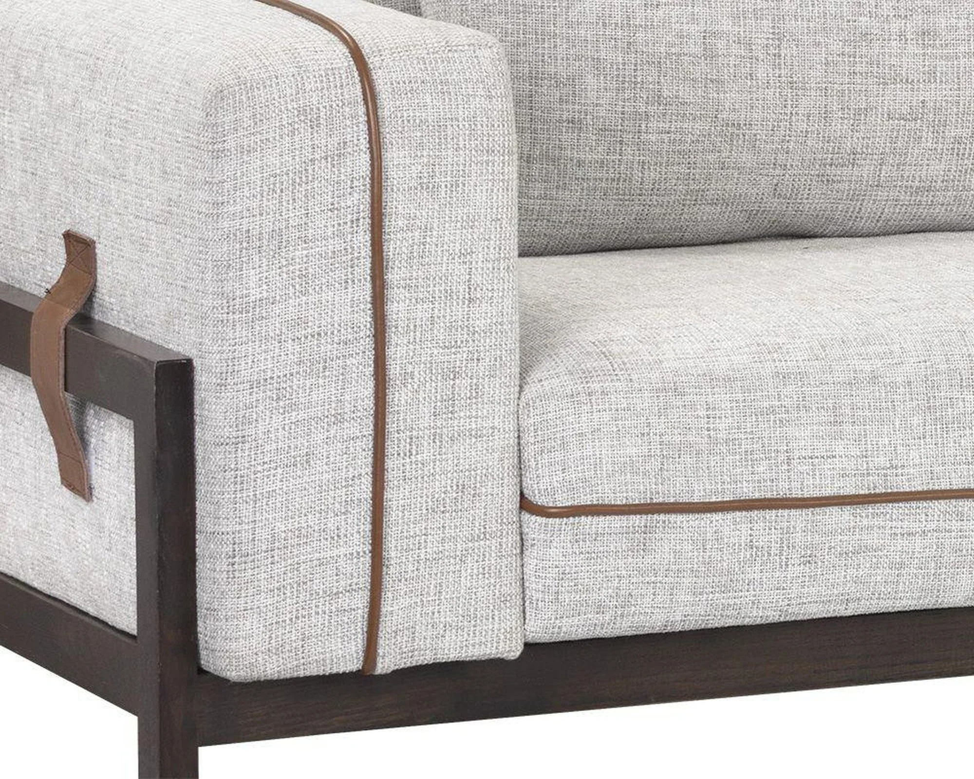 Sunpan Belinda Sofa - Symphony Greige - Image 5