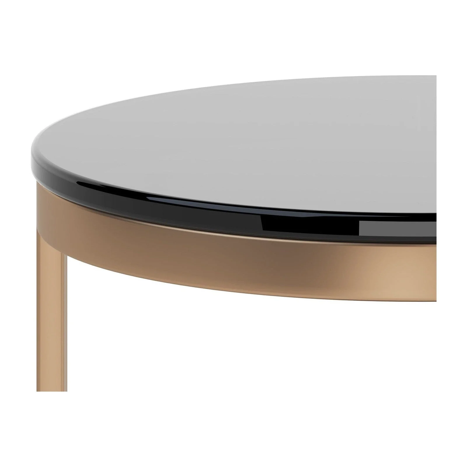 Sunpan Benjamin End Table - Antique Brass - Image 2