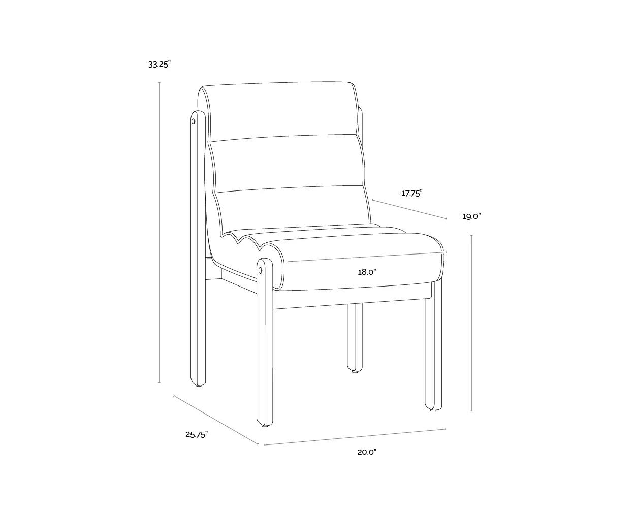 Sunpan Bertie Dining Chair - Image 6