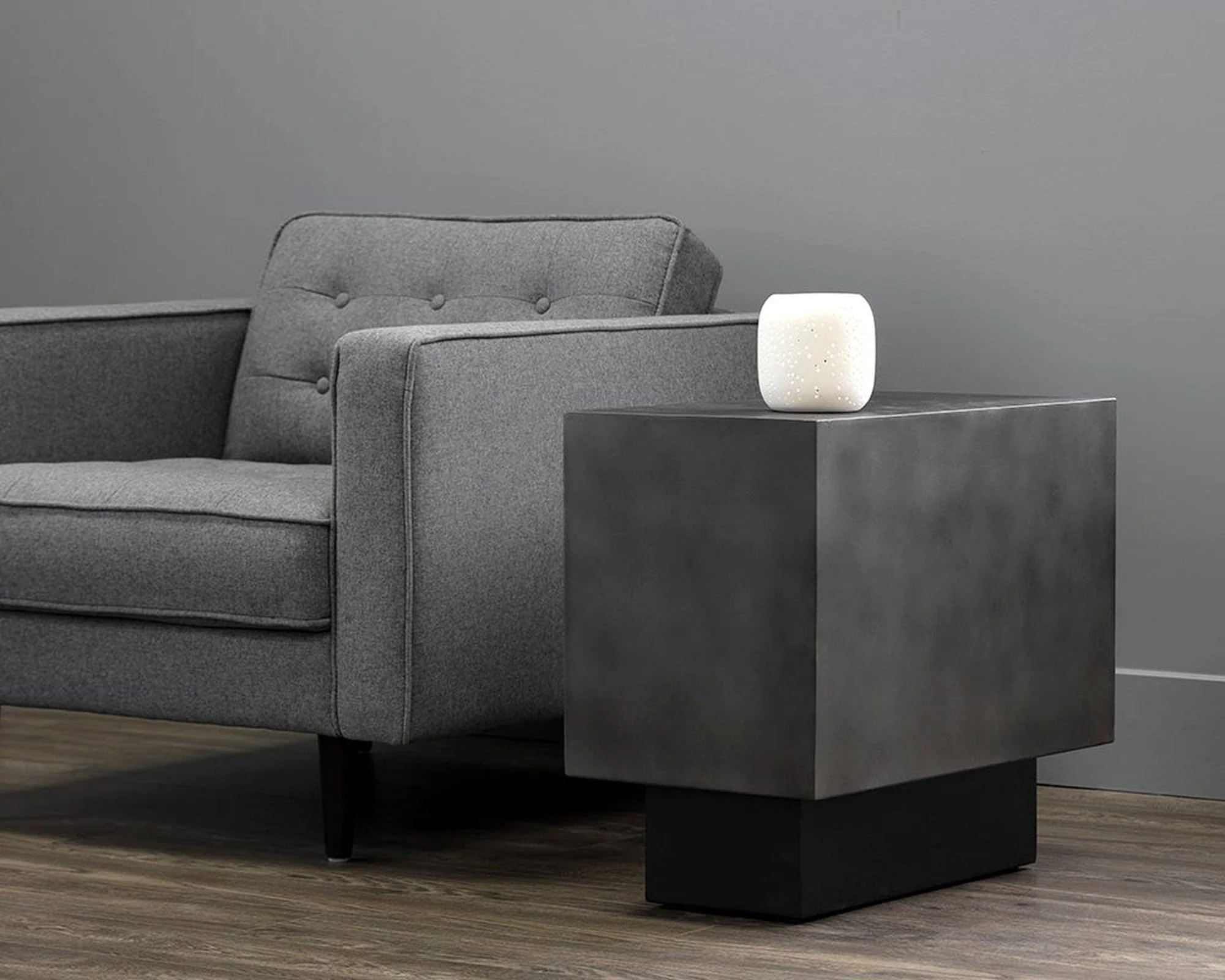 Sunpan Blakely End Table - Gunmetal - Image 5
