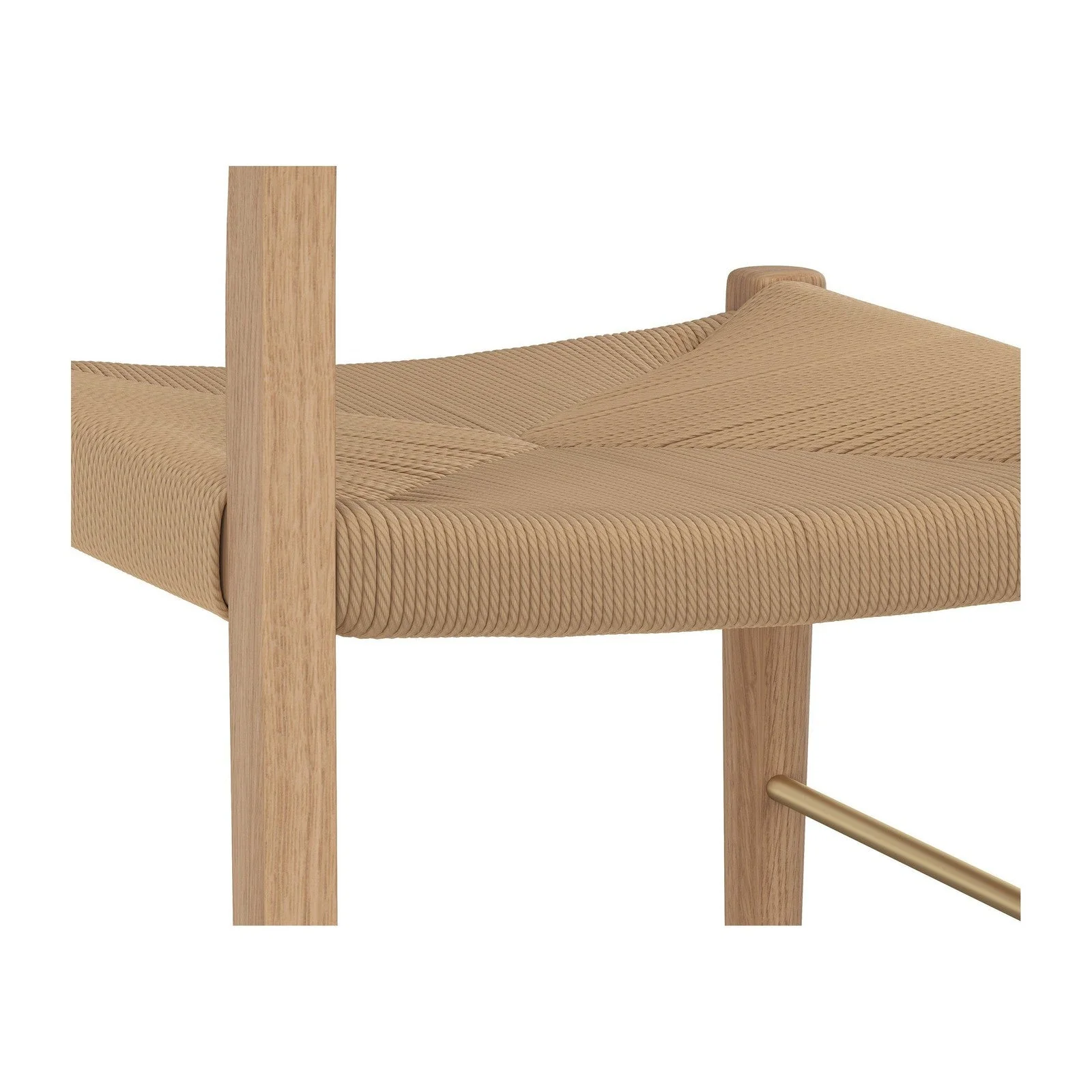 Sunpan Bondi Counter Stool - Light Oak - Image 3