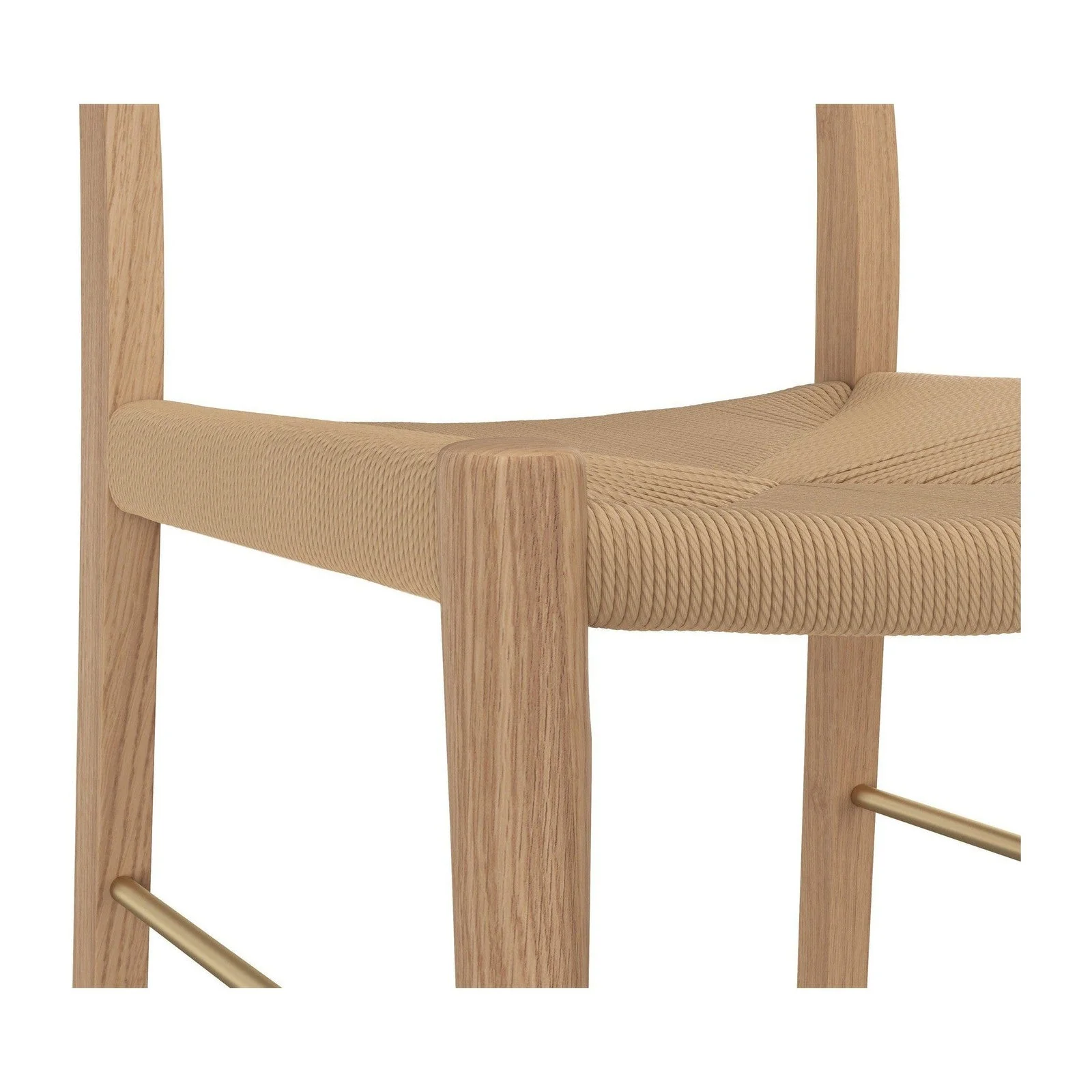 Sunpan Bondi Counter Stool - Light Oak - Image 4