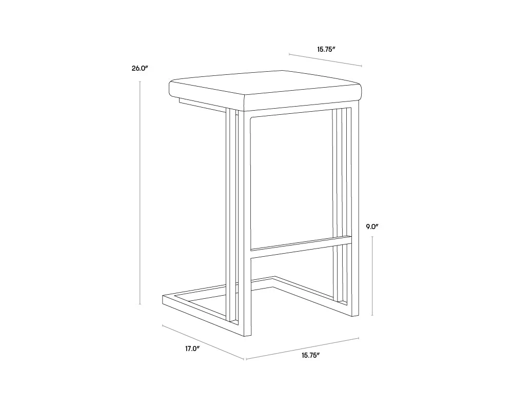 Sunpan Boone Counter Stool - Set of 2 - Image 22