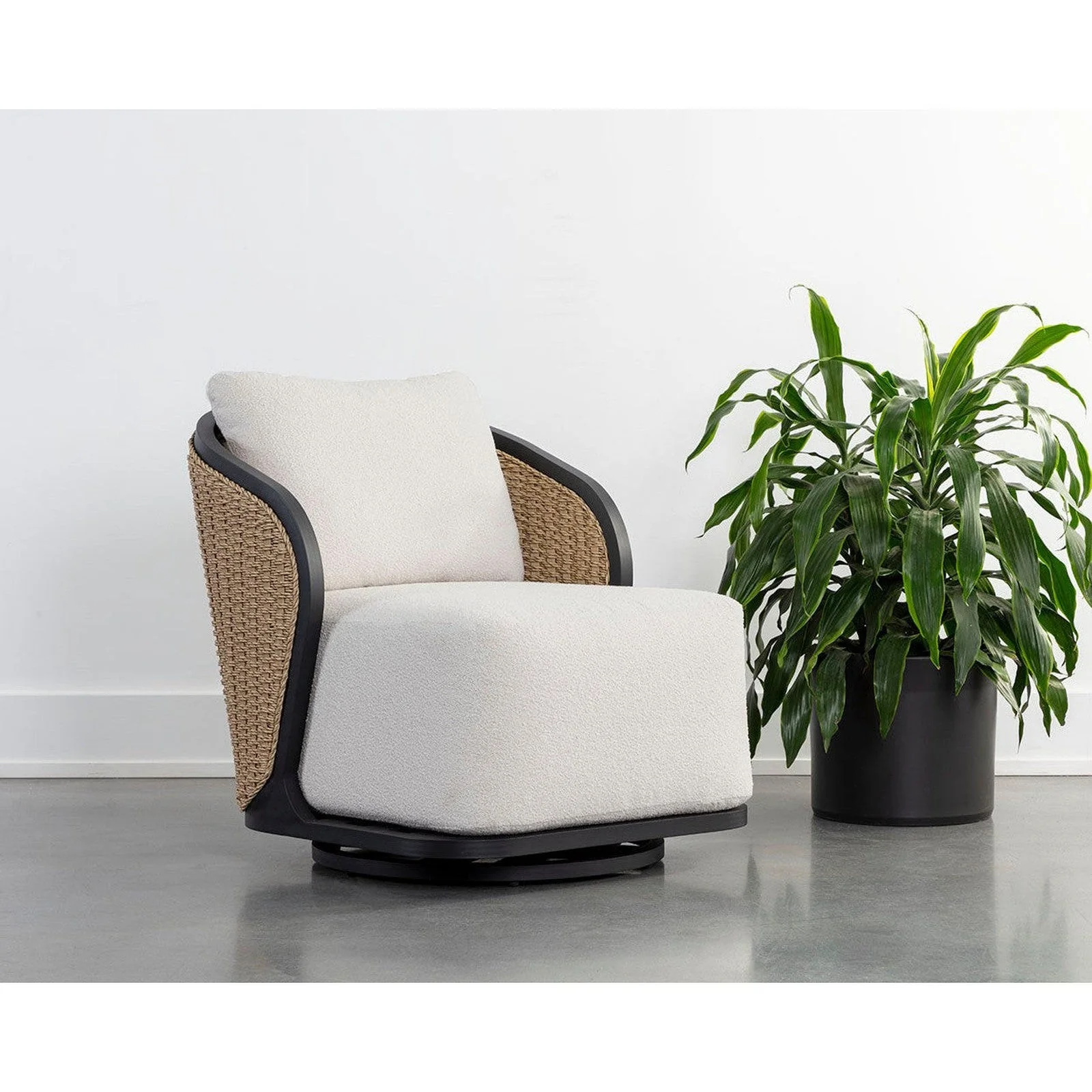 Sunpan Bora Swivel Lounge Chair - Image 2