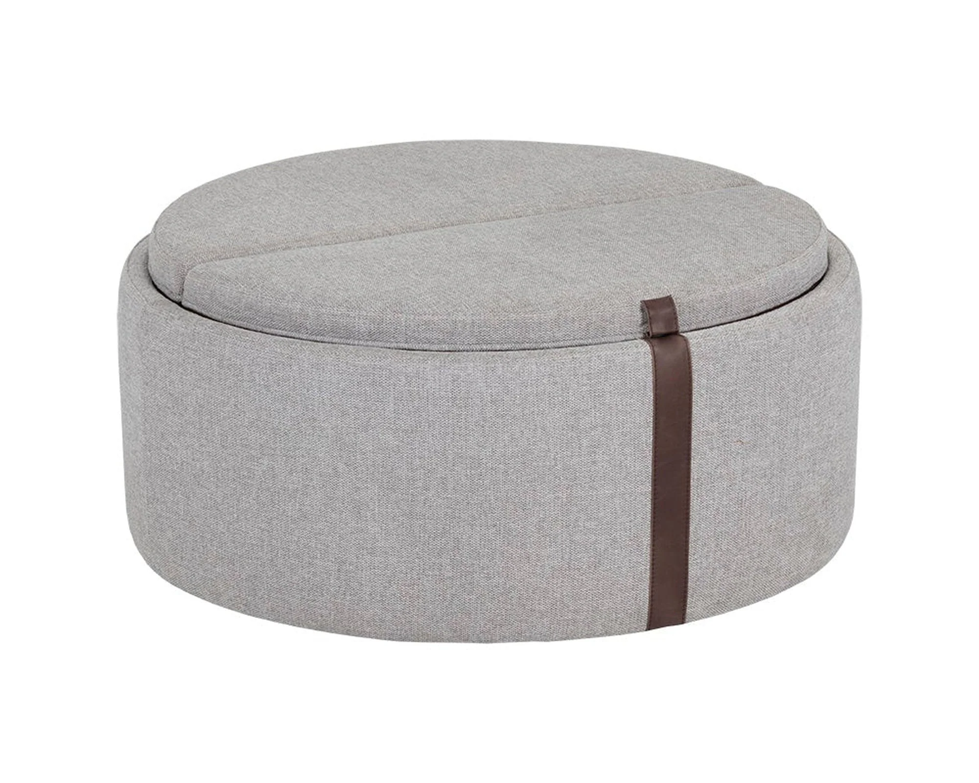 Sunpan Borelli Wheeled Storage Ottoman - Image 4