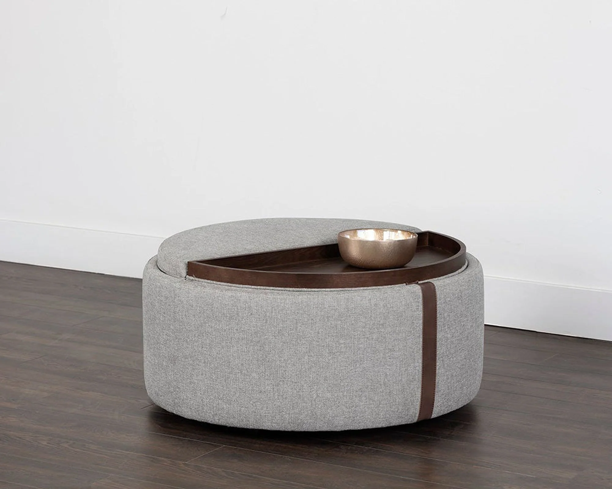 Sunpan Borelli Wheeled Storage Ottoman - Image 7