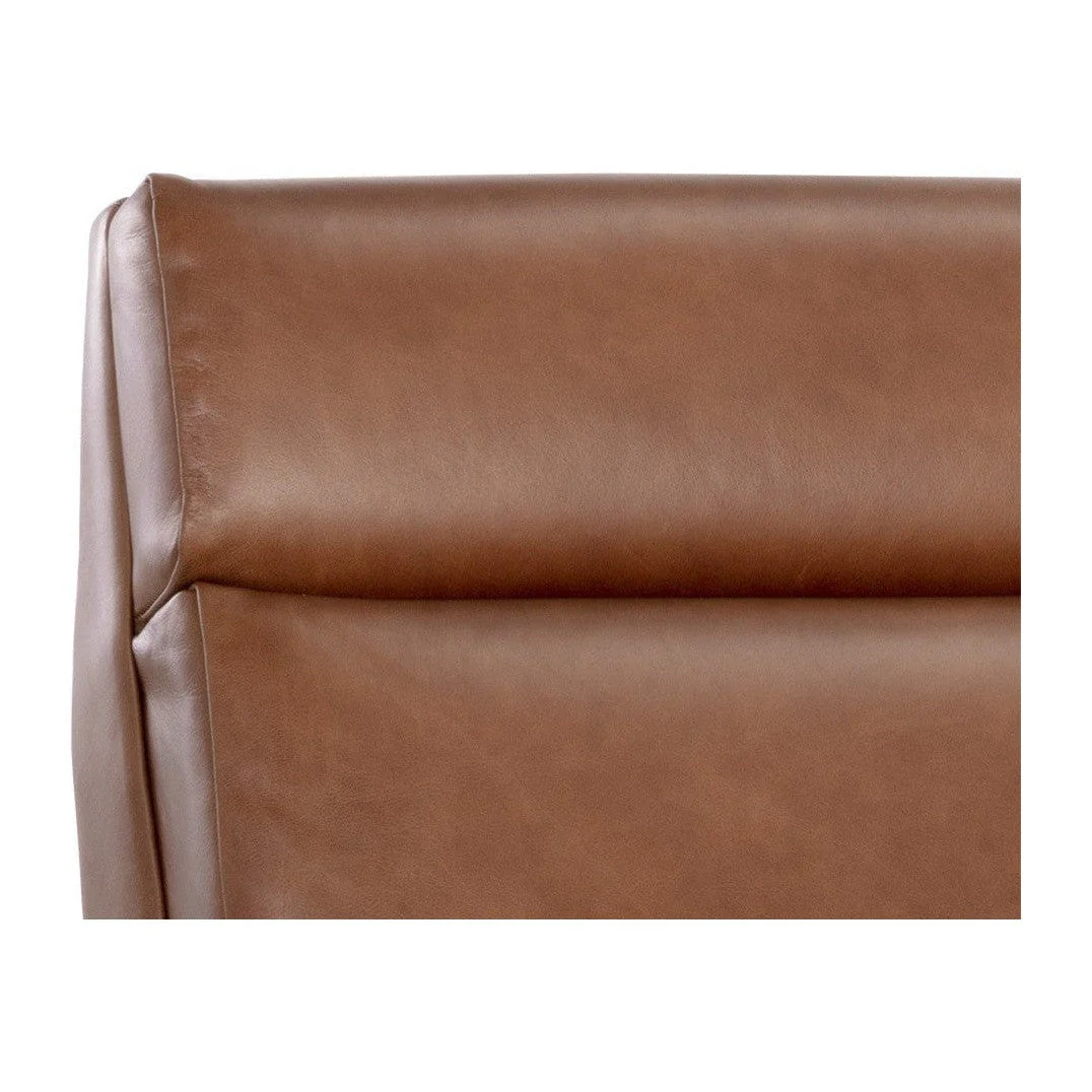 Sunpan Brandon Recliner - Shalimar Tobacco Leather - Image 8