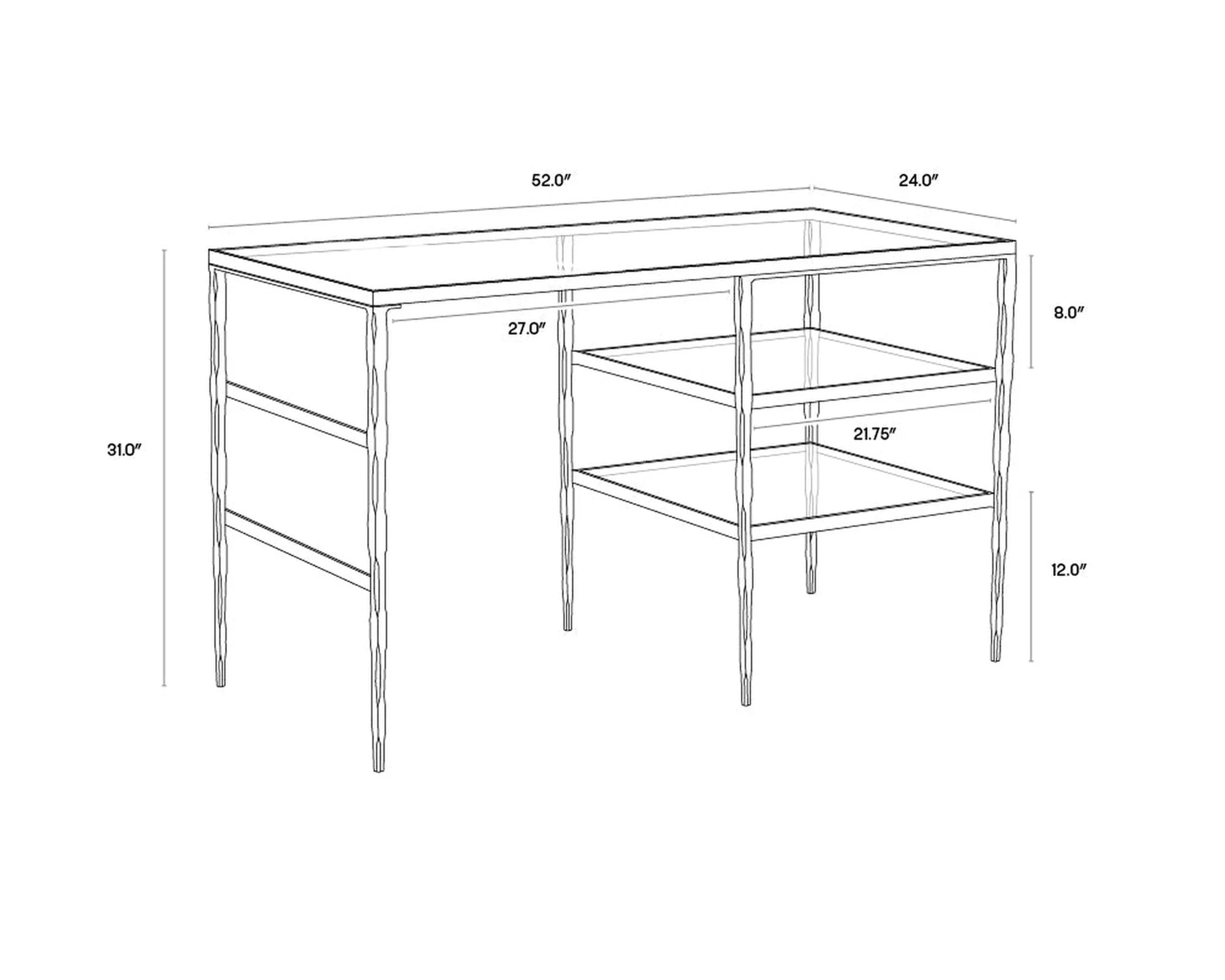 Sunpan Bruna Desk - Image 7