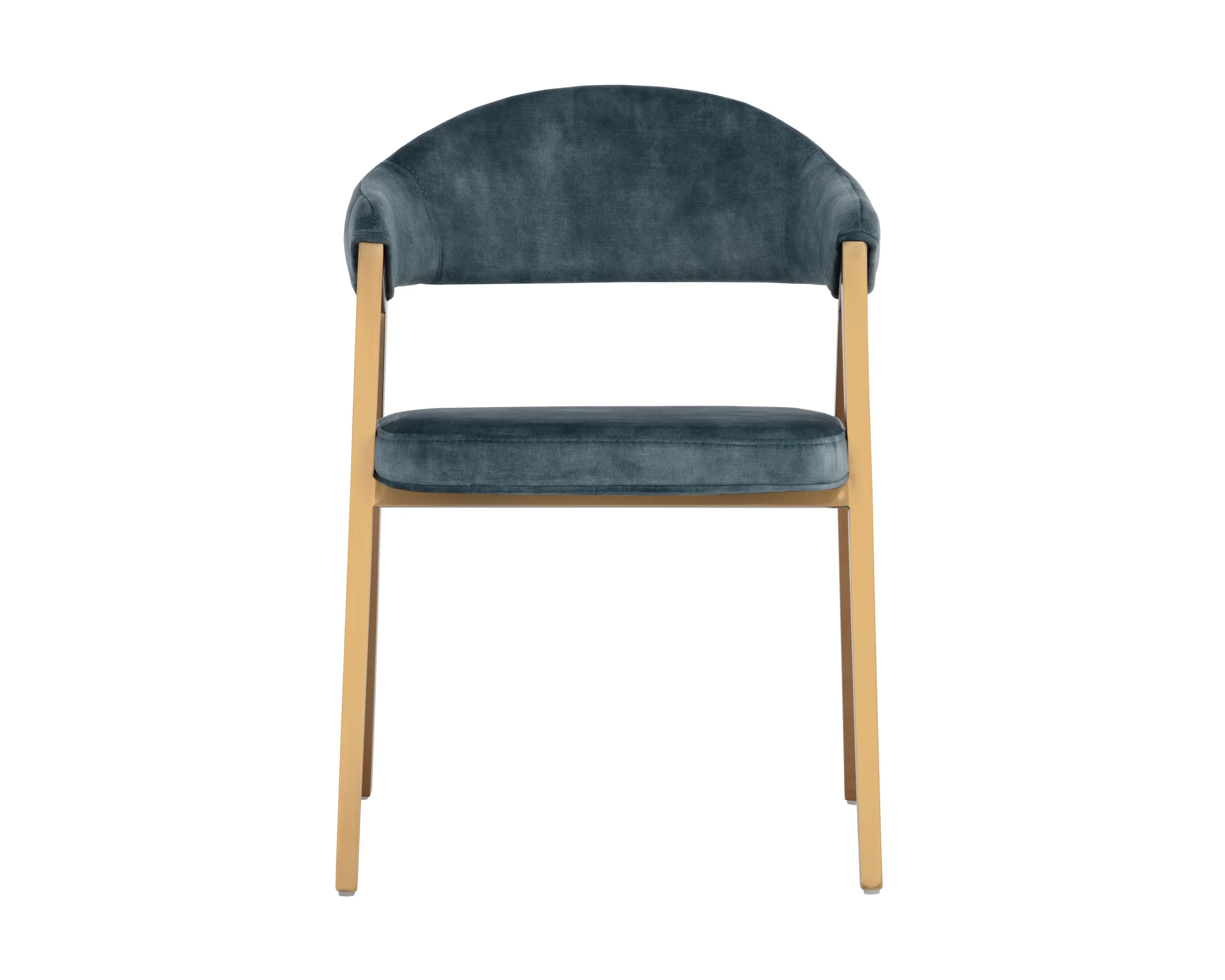 Sunpan Burgos Dining Armchair - Nono Petrol - Image 4