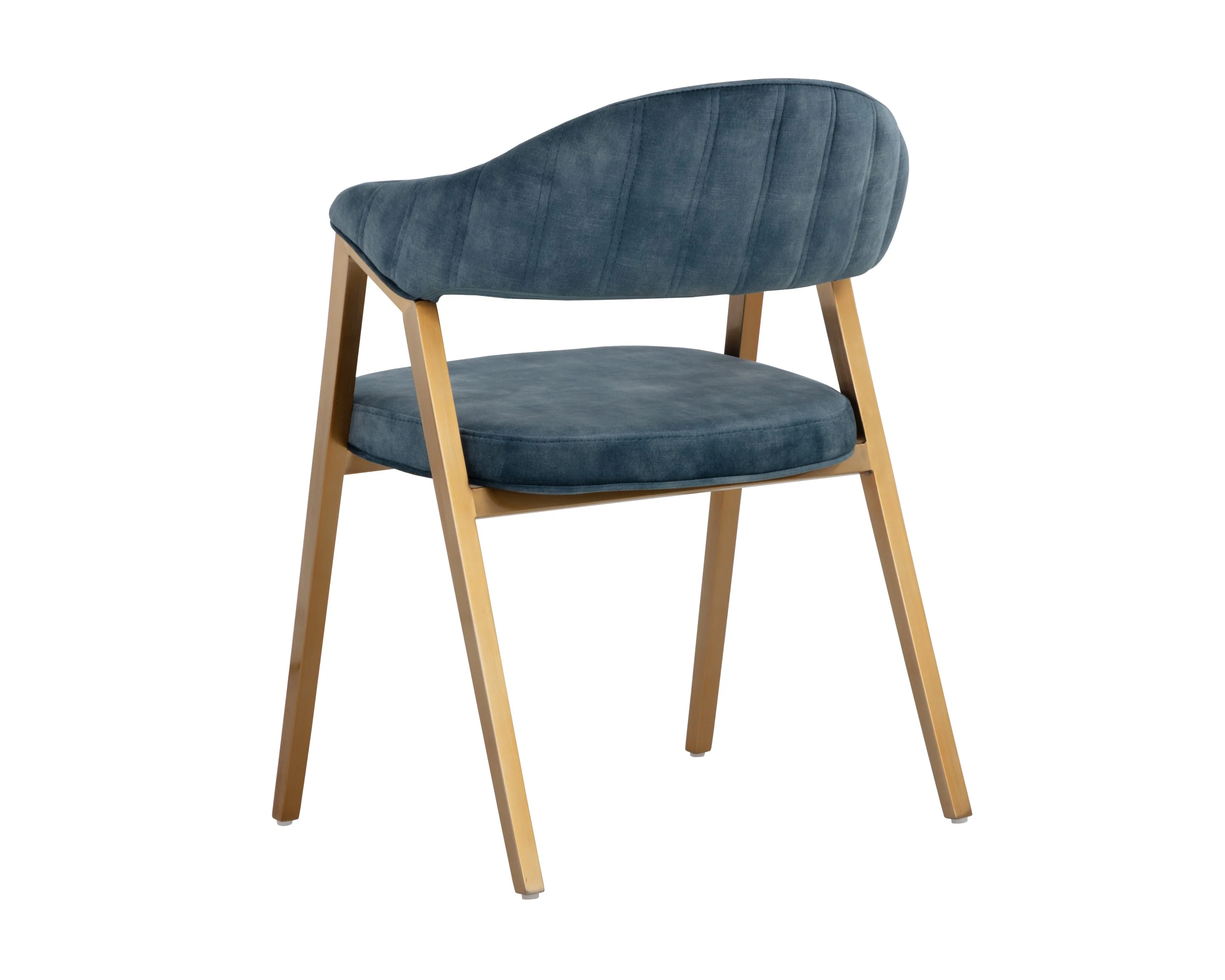 Sunpan Burgos Dining Armchair - Nono Petrol - Image 6