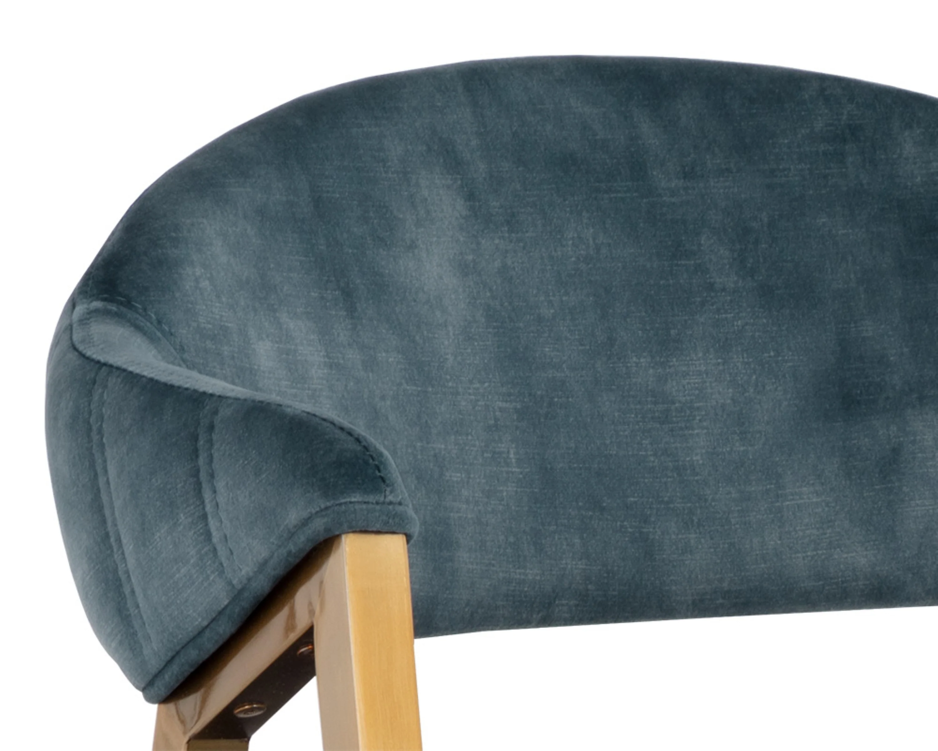 Sunpan Burgos Dining Armchair - Nono Petrol - Image 8