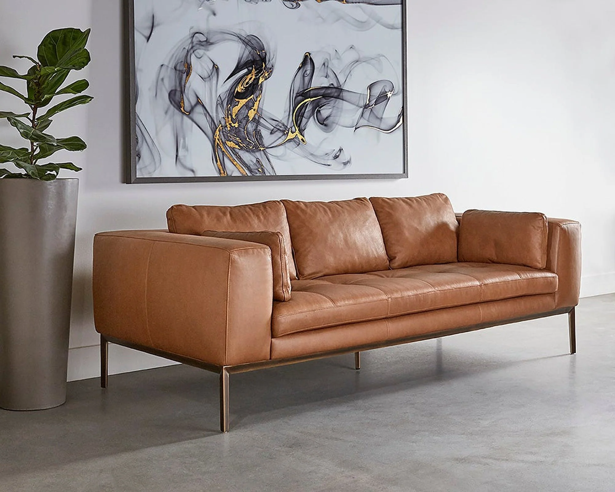 Sunpan Burr Sofa - Image 14